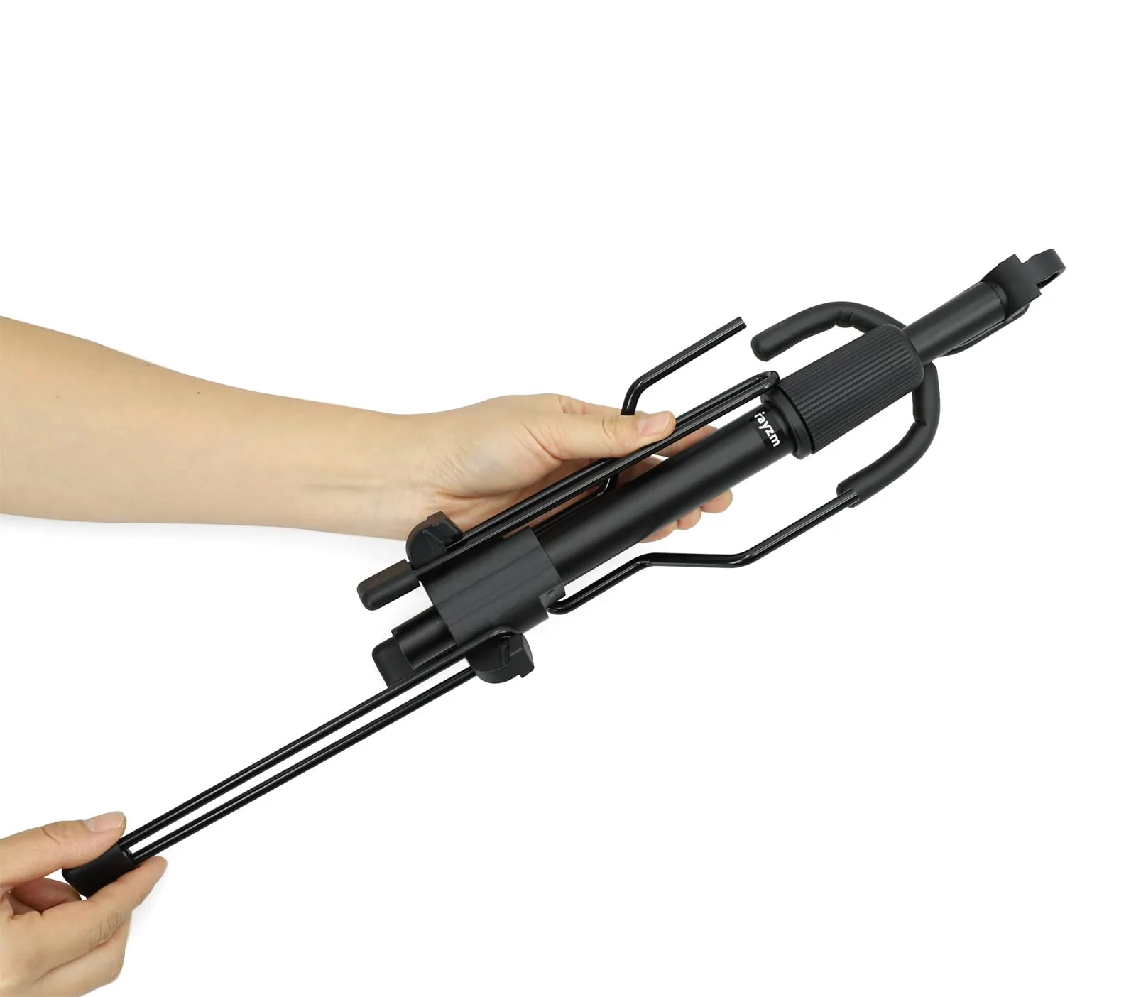 Rayzm Electric Wind Instrument Stand, Adjustable Portable Folding Metal Aerophone Stand Holder for Digital Wind Instruments - Image 6