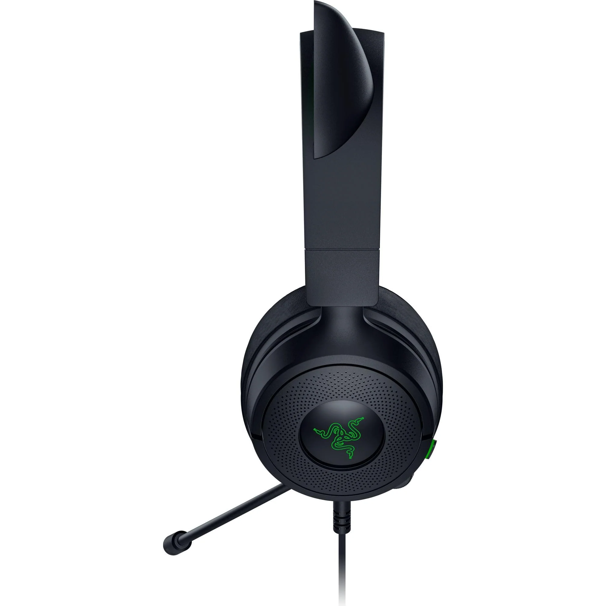 Razer Kraken Kitty V3 X Wired Gaming Headset: Kitty Ears - HyperClear Cardioid Mic - 40 mm Drivers - 7.1 Surround Sound - Comfy Ear Cushions - Cross-Platform via 3.5mm PC, PS5, Xbox, Switch 2 - Black - Image 10