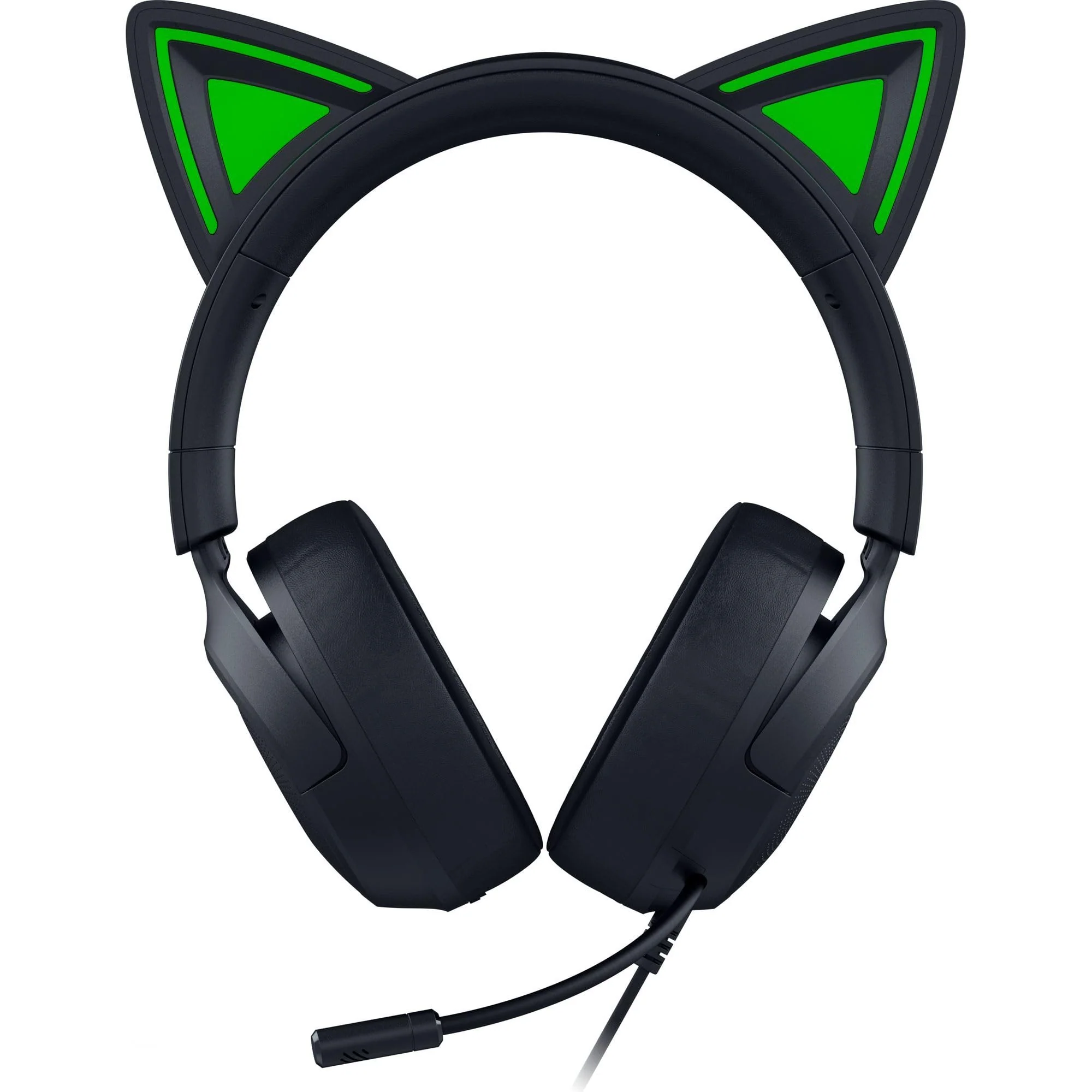 Razer Kraken Kitty V3 X Wired Gaming Headset: Kitty Ears - HyperClear Cardioid Mic - 40 mm Drivers - 7.1 Surround Sound - Comfy Ear Cushions - Cross-Platform via 3.5mm PC, PS5, Xbox, Switch 2 - Black - Image 9