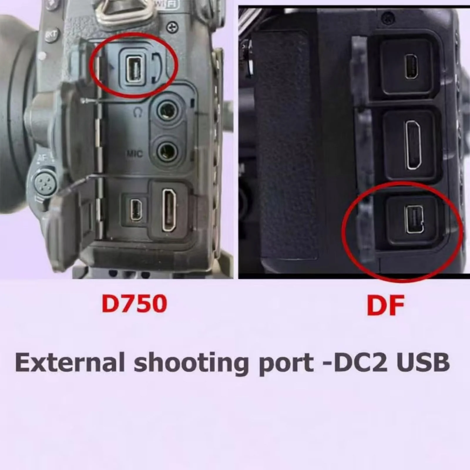 RC-301 Camera Release Cable for Nkon Remote Shutter Control Compatible with DF, Z5, Z6, Z7, D750, D7200, D7100, D7000, D7500, D5000 D600, D610, D5100, D5200, D5300, and D5600 Models - Image 8