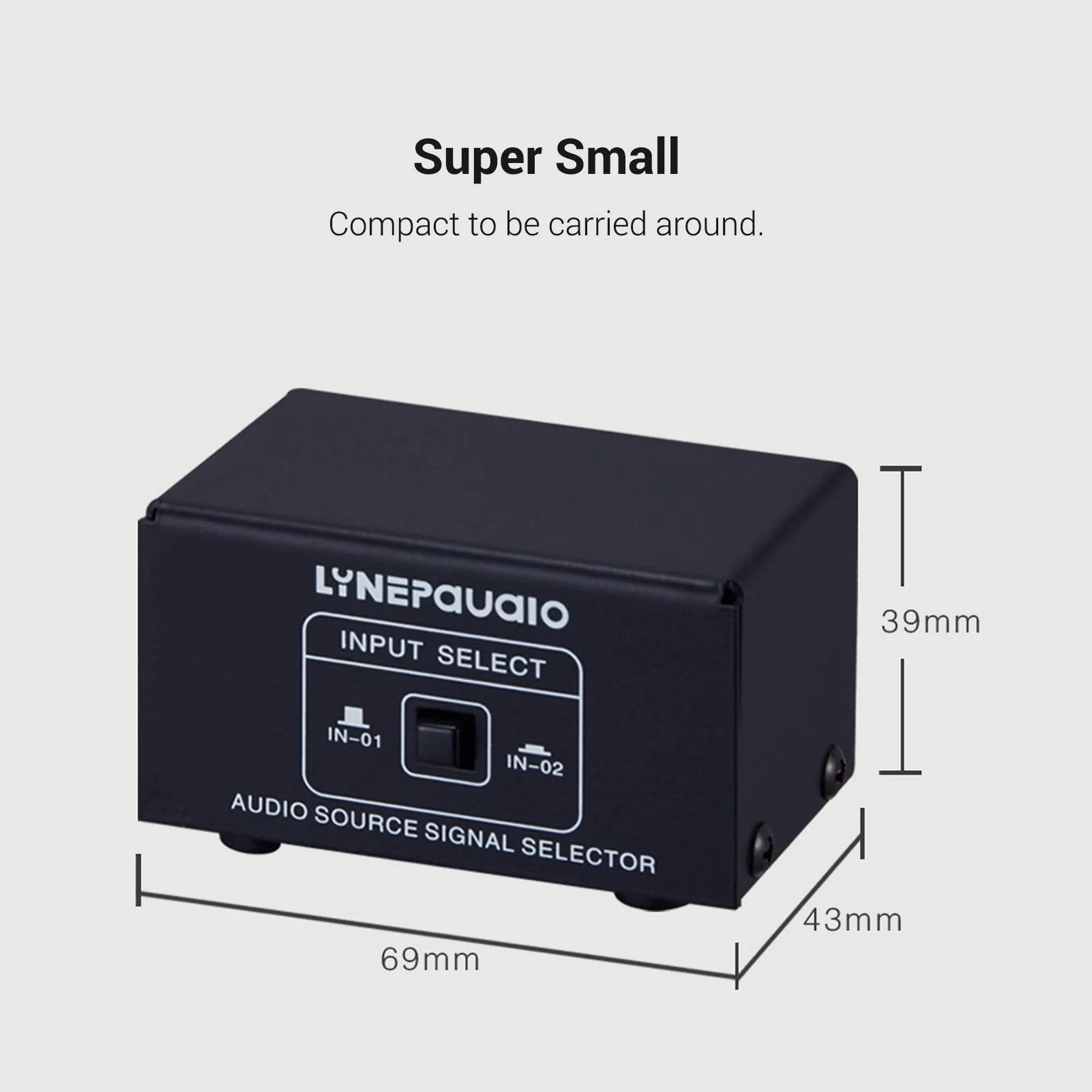 RCA Switch Audio Switcher RCA 2 in 1 Out / 1 in 2 Out A/B Switch Stereo Audio Splitter Box with No Distortion RCA Jack for Switching Between Computer Speakers and Headphones,LYNEPAUAIO - Image 4
