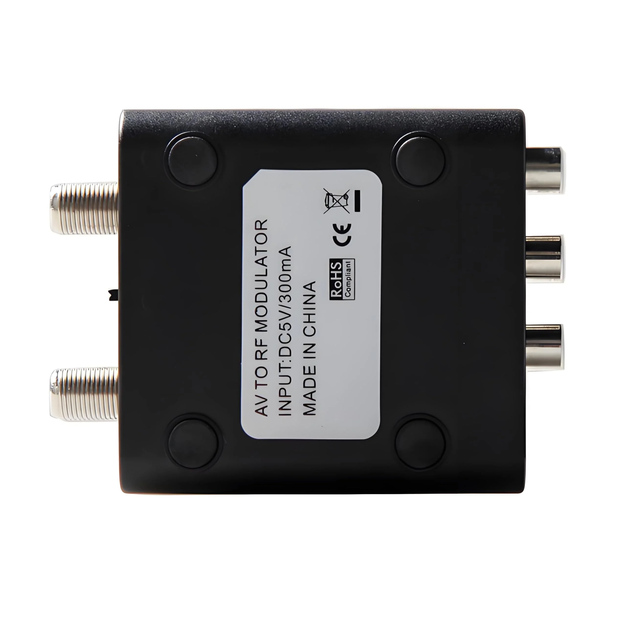 RCA to Coaxial Adapter, RF Coaxial Modulator, CVBS RF Adapter, VHF Converter, Channel 3/4 Switch for Game & Video Hub, DVD, VCR Player, PS2 PS3 PS4 - Image 3