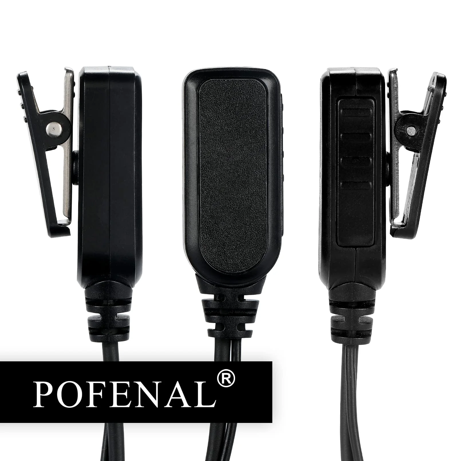 RDM2070D CLS1110 CLS1410 Single-Wire Walkie Talkie Earpiece Compatible for Motorola CP200 GP2000 XU1100 PRO1150 MU12 Radio with PTT Mic Headset C-Shaped 2 Pack C-shape 2 PCS - Image 6