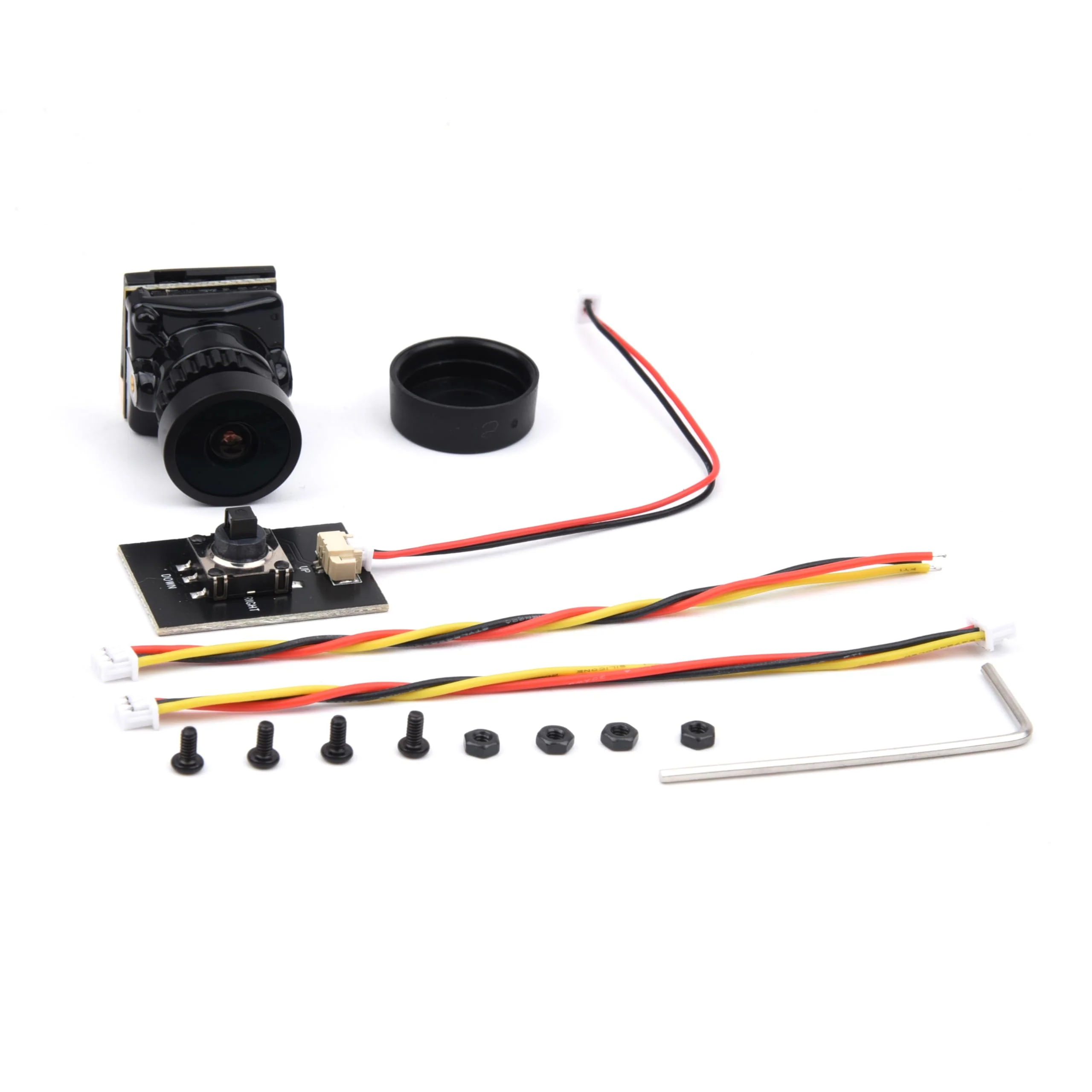 Readytosky 2000TVL FPV Mini Camera 1/1.8 ''inch Starlight 2.1mm Lens 16:9 NTSC & PAL Switchable RC Camera for RC FPV Drone(Black) Black - Image 6