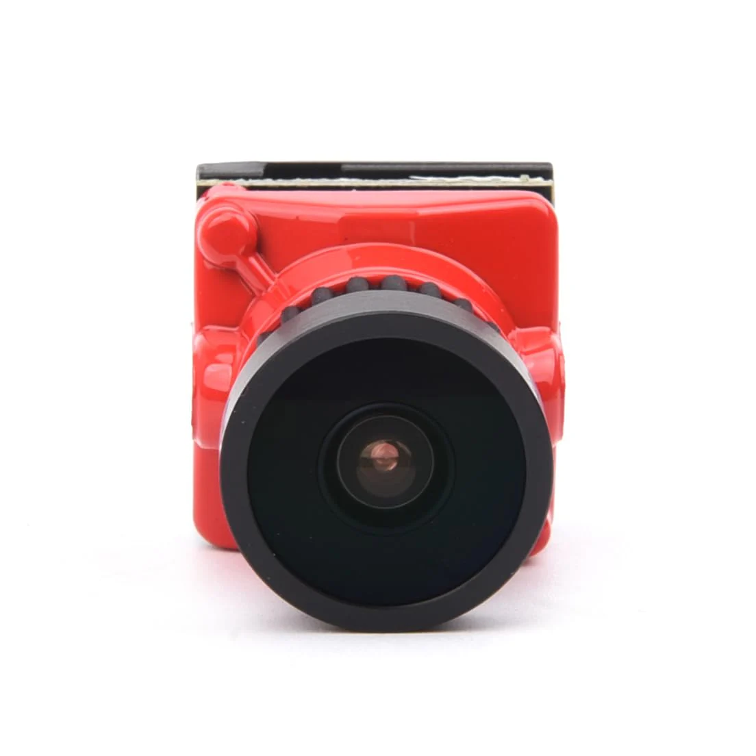 Readytosky 2000TVL FPV Mini Camera 1/1.8 ''inch Starlight 2.1mm Lens 4:3 & 16:9 NTSC & PAL Switchable FPV RC Camera for RC FPV Racing Drone FPV Mista Ratel Camera(Red) Red - Image 2