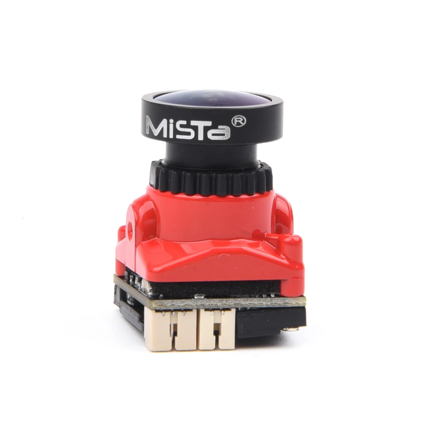 Readytosky 2000TVL FPV Mini Camera 1/1.8 ''inch Starlight 2.1mm Lens 4:3 & 16:9 NTSC & PAL Switchable FPV RC Camera for RC FPV Racing Drone FPV Mista Ratel Camera(Red) Red - Image 3