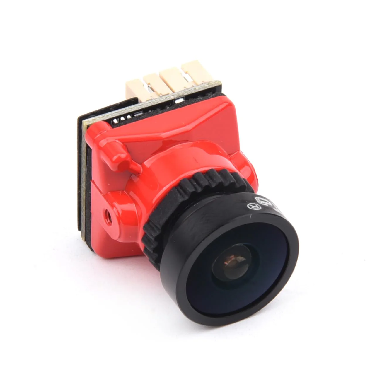 Readytosky 2000TVL FPV Mini Camera 1/1.8 ''inch Starlight 2.1mm Lens 4:3 & 16:9 NTSC & PAL Switchable FPV RC Camera for RC FPV Racing Drone FPV Mista Ratel Camera(Red) Red - Image 5