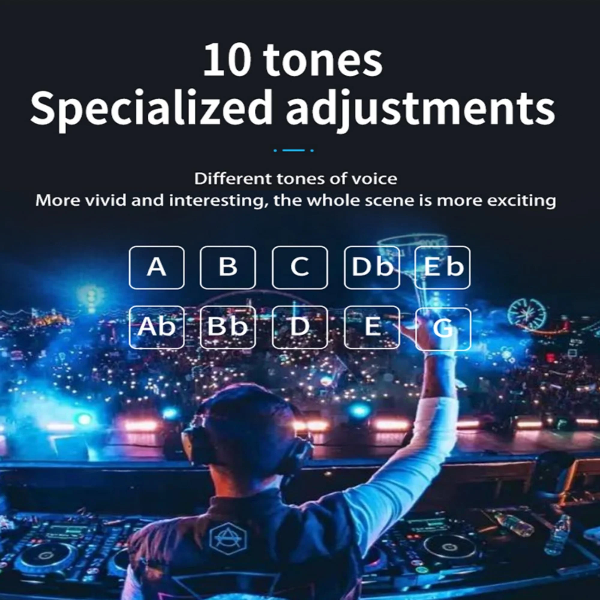 Real-Time Voice Changer with Sound Card – 8 Voice Effects, Full Accessories Included (Mini Mic, Monitor Earphone, 2 Adapters), Plug & Play, Compatible with PC, PS5, Xbox, Switch, Android & iOS - Image 6