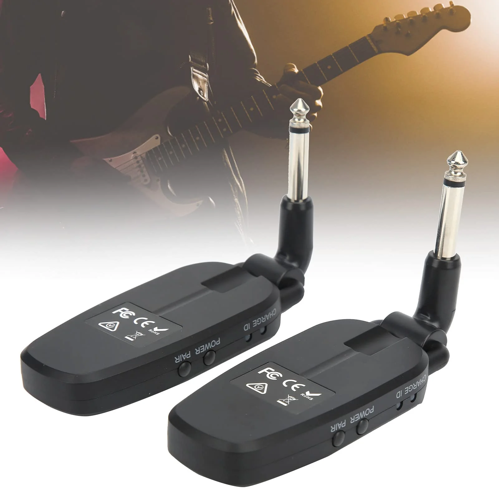 Rechargeable Guitar Transmitter Receiver Audio System 48kHz 24-bit 20Hz-20kHz Electronic Bass Pickup Amplifier Accessories - Image 7