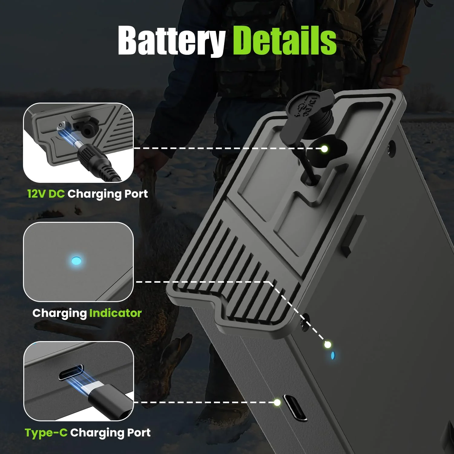 Rechargeable Lipo Lithium Battery Pack Trail Camera Battery Compatible with Reveal Hunting Camera X, X Pro, Pro 3.0, X Gen 2.0 3.0, XB, SK (Pack of 2, 6000mAh) Pack of 2 - Image 6