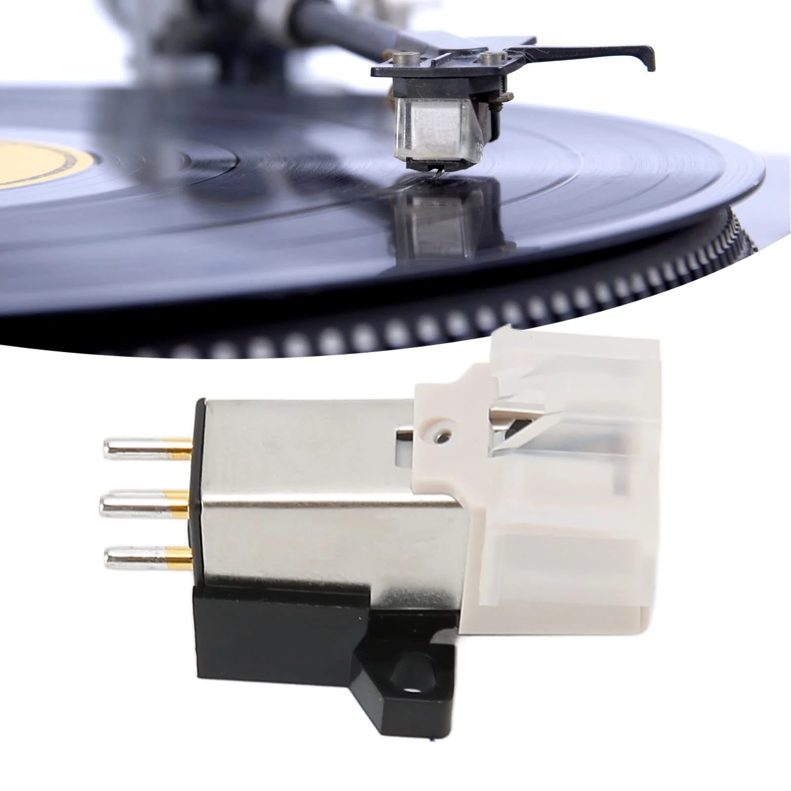Record Player Cartridge, at 3600L Turntable Cartridge Kit with Needle, Magnetic Cartridge Replacement for Turntable Record Player - Image 6
