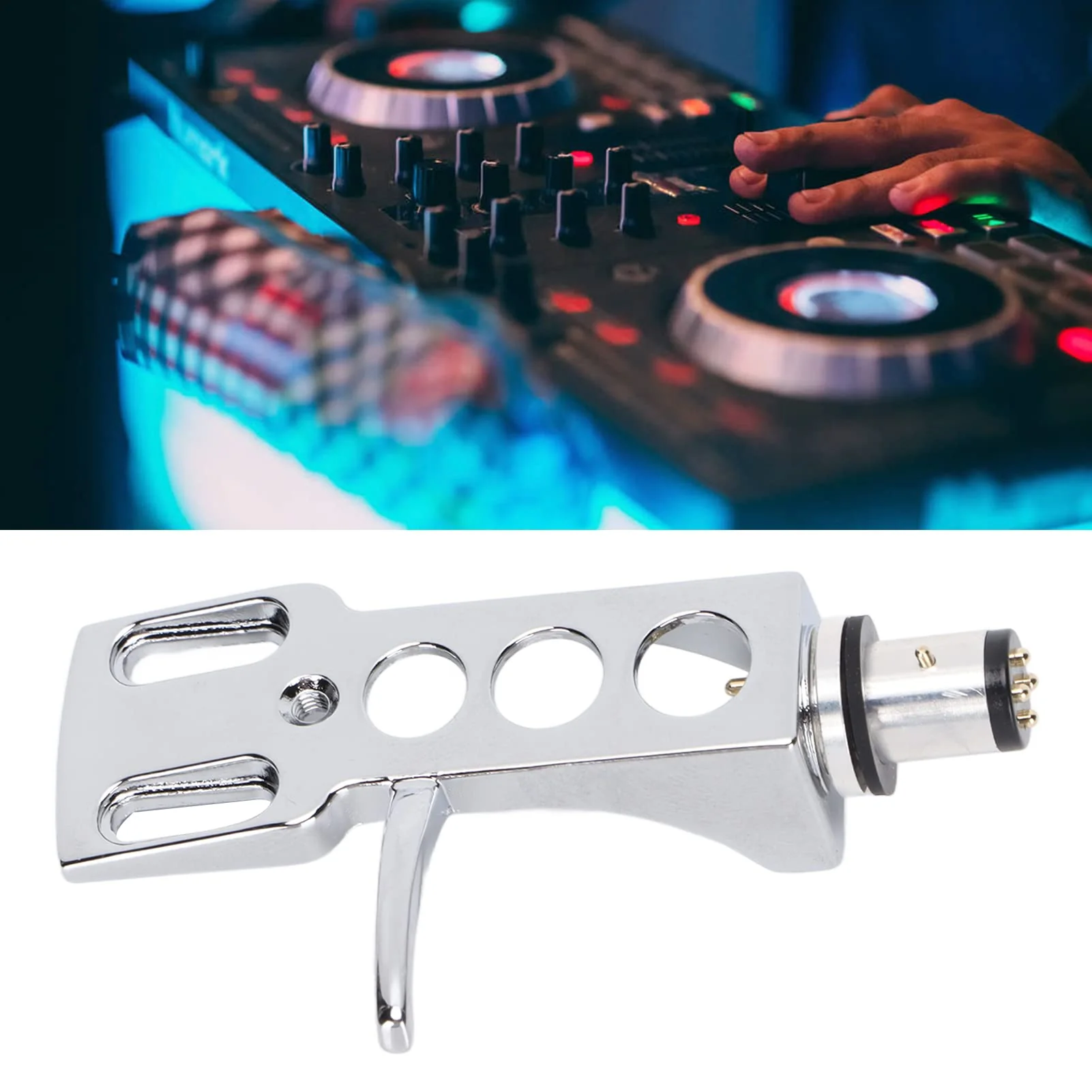 Record Player Cartridge Shell Phono Needle Headshell Phono Needle Headshell with Lead Wires for Superior Sound Quality - Image 2