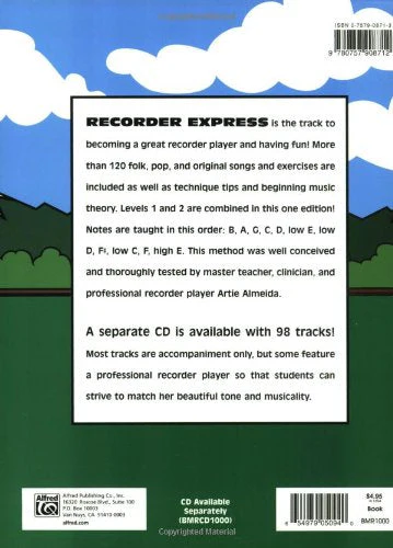 Recorder Express: Soprano Recorder Method for Classroom or Individual Use - Image 2
