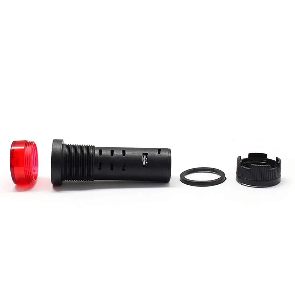 Red Indicator Light with Buzzer DC 24V 22mm Panel Mount Indicator Light for Panel Mount - Image 3