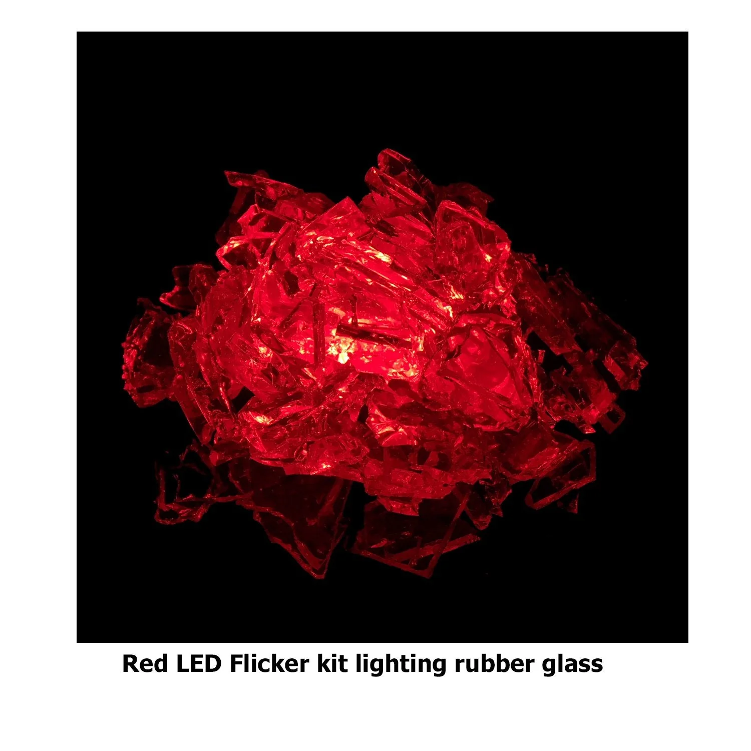 Red led Light kit with Effects Control for Flicker Flame Glowing fire Props 12 Volt DC with 5 Foot Cable Socket for Theatrical Scenery Stage Props Fake fire Lighting Effects - Image 3