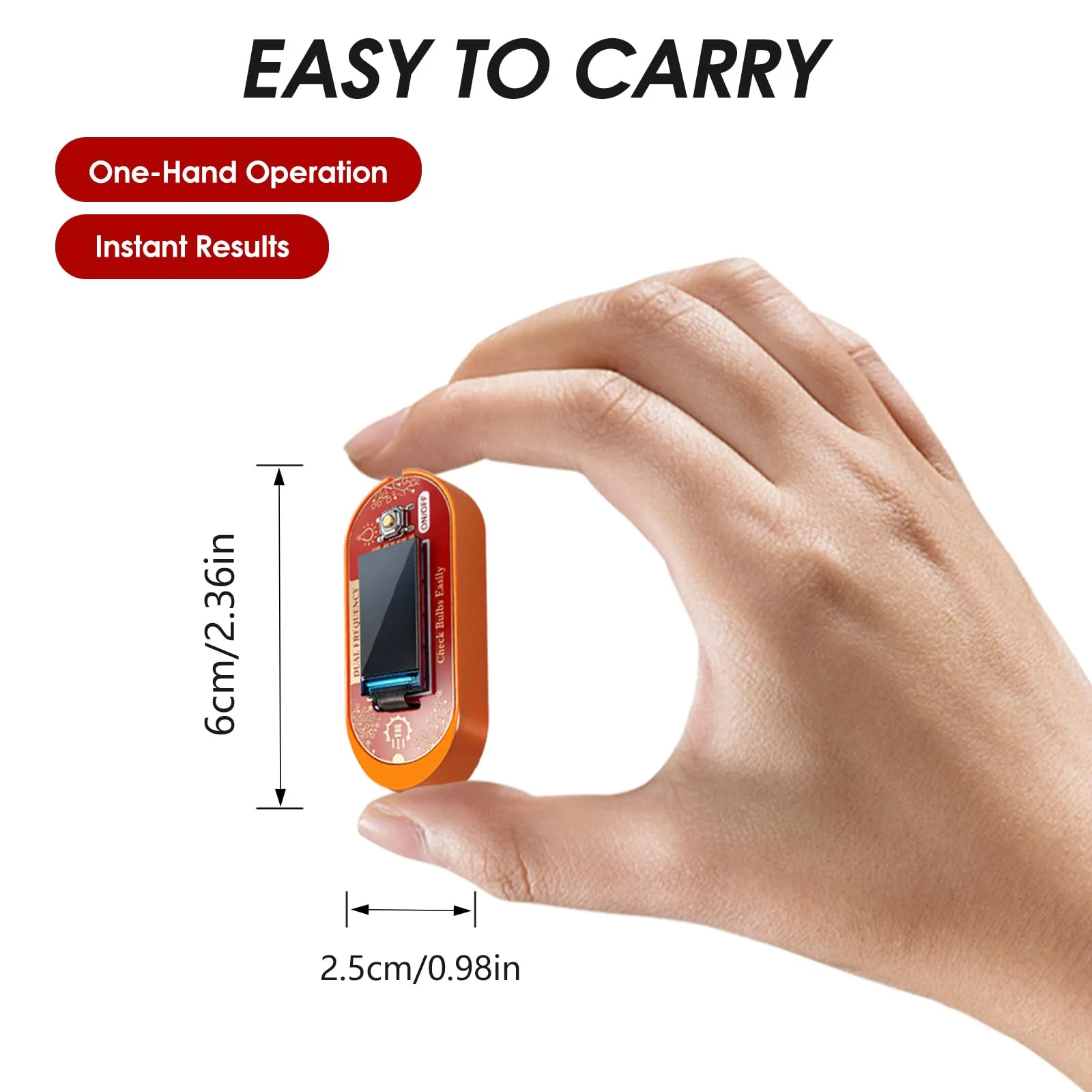 Red Light Therapy Meter - 660nm & 850nm Detector with Real-Time Irradiance Reading, Energy Density Estimation, Compact Light Tester for Panels, Masks & Infrared Devices - Image 6