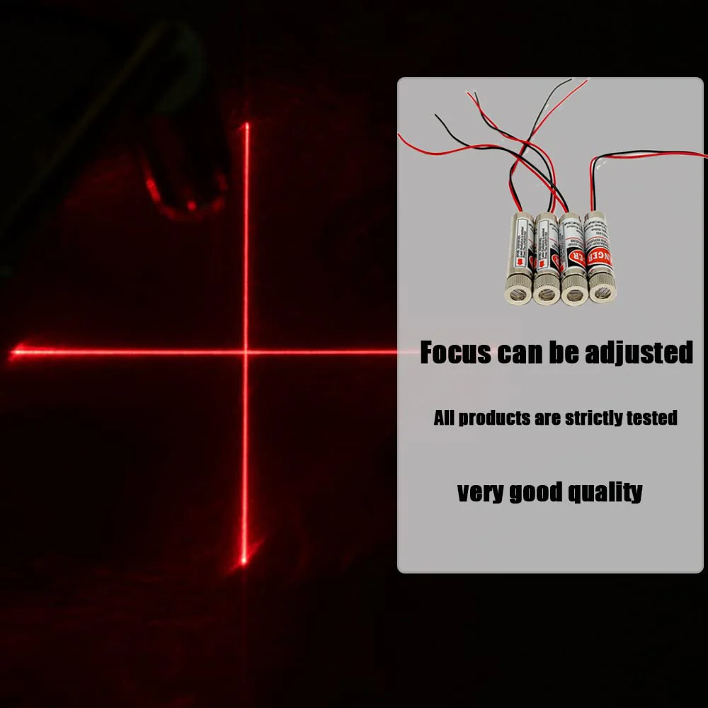 Red line laser module Industrial Laser Group Module adjustable focal length (point-4packs) Point-4packs - Image 5