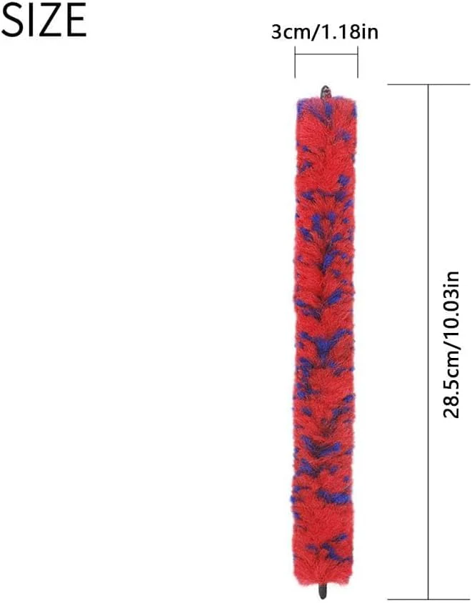 Red Saxophones Bend Neck Cleaning Brush Soft Clarinet Cleaner Microfiber Care Tool Woodwinds Neck Saver Clean Brushes for Tenor Bass Saxophones Saxophone Cleaning and Care - Image 5