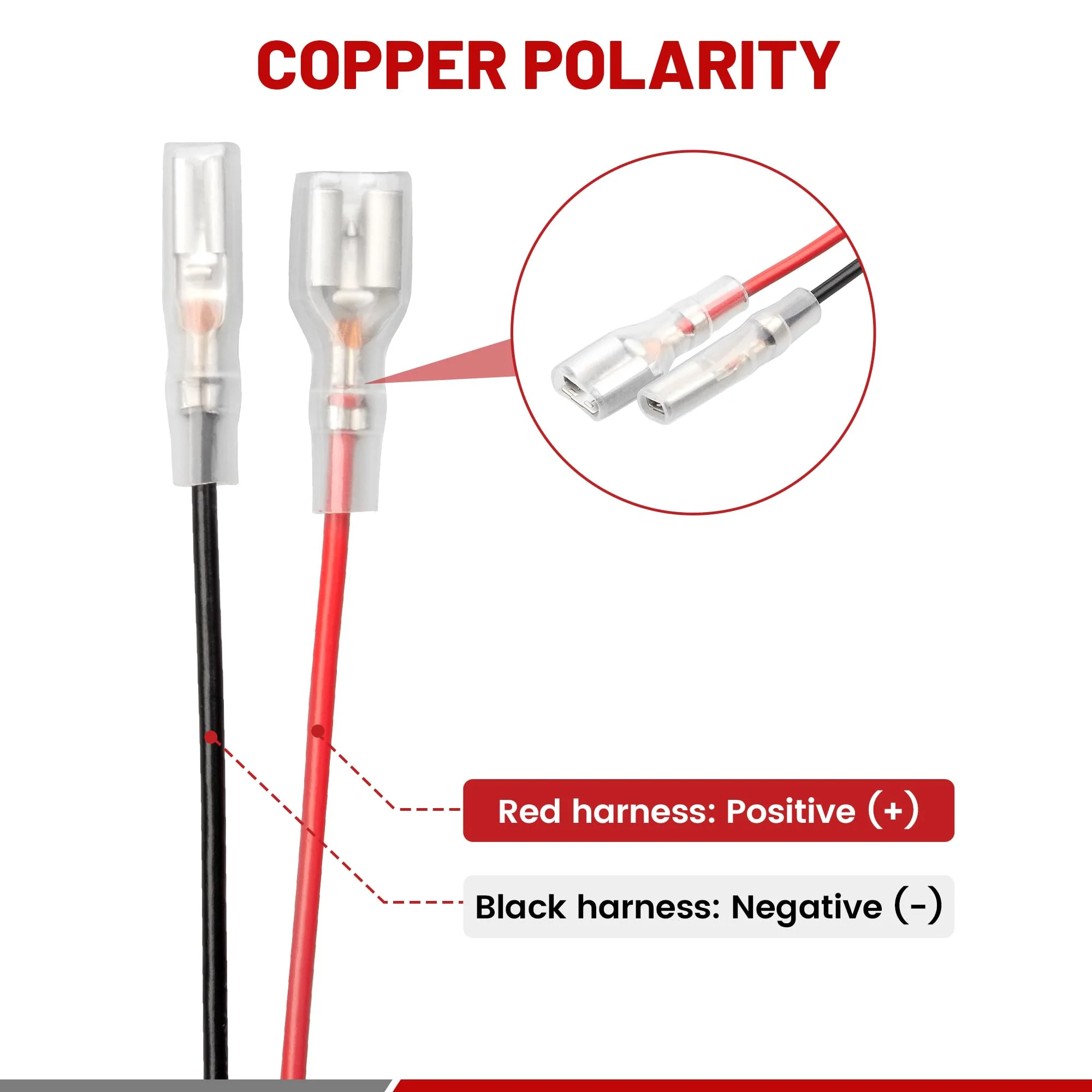 RED WOLF Front Door Speaker Tweeter Wiring Harness Compatible with 2017-2022 Tesla Model 3 & Model Y Replace Part No.1079741-00-A Install Aftermarket Audio Wire Cable Plug Adapter 2 PCs - Image 4
