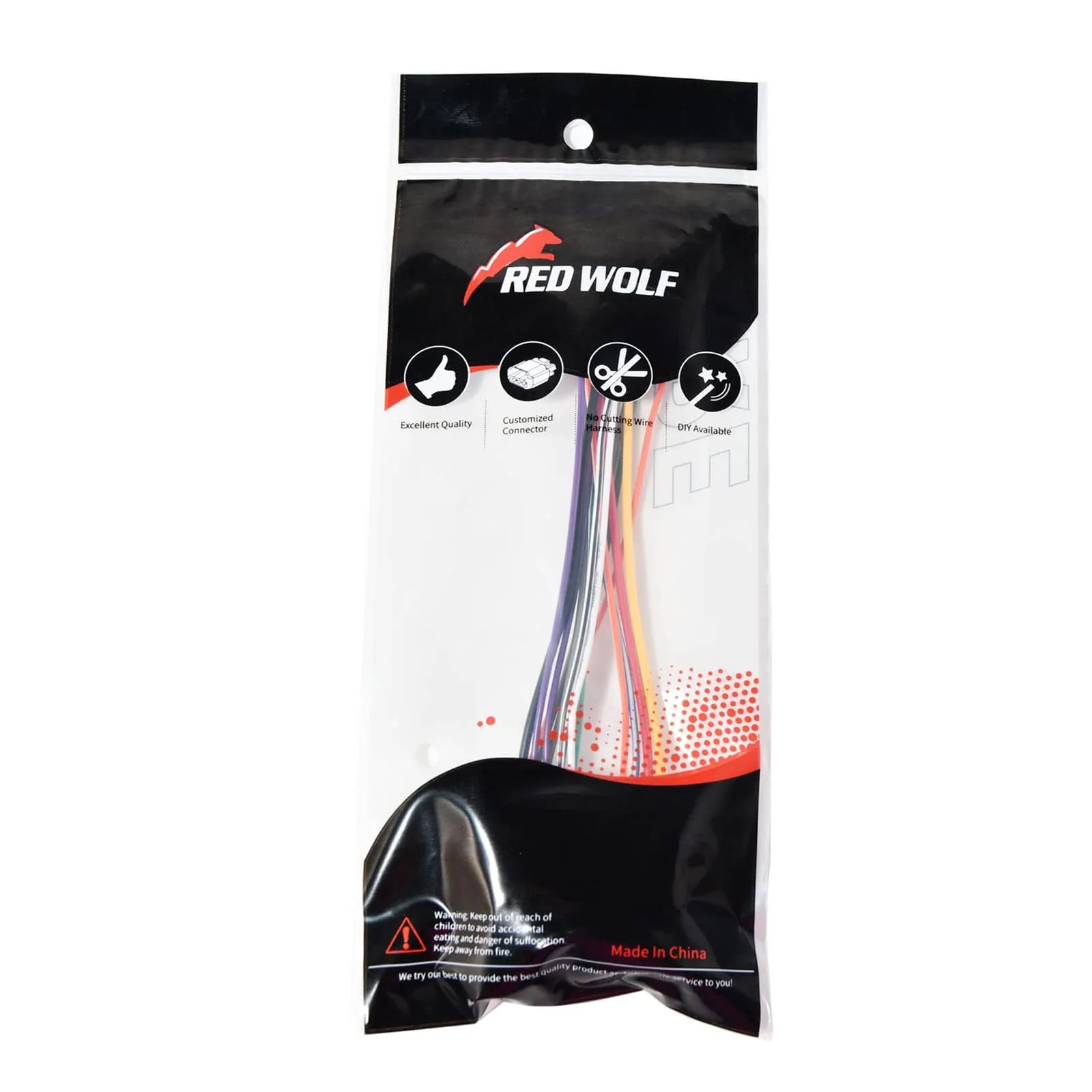 RED WOLF Radio Wiring Harness w/Antenna Adapter Compatible with Nissan 1998-2012 Frontier Pathfinder Titan, for Infiniti 1990-2008 G2/QX4 Install Aftermarket Stereo CD Receiver Cable Connector Kit - Image 6