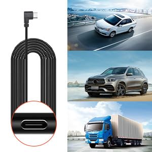 REDTIGER F7N Dash Cam Hardwire Kit USB C Port, Dashboard Camera Car Charger Cable Kit 12V- 24V to 5V w/Fuse Kit, Low Voltage Protection for Dash Cam Double-4 Fuses - Image 4