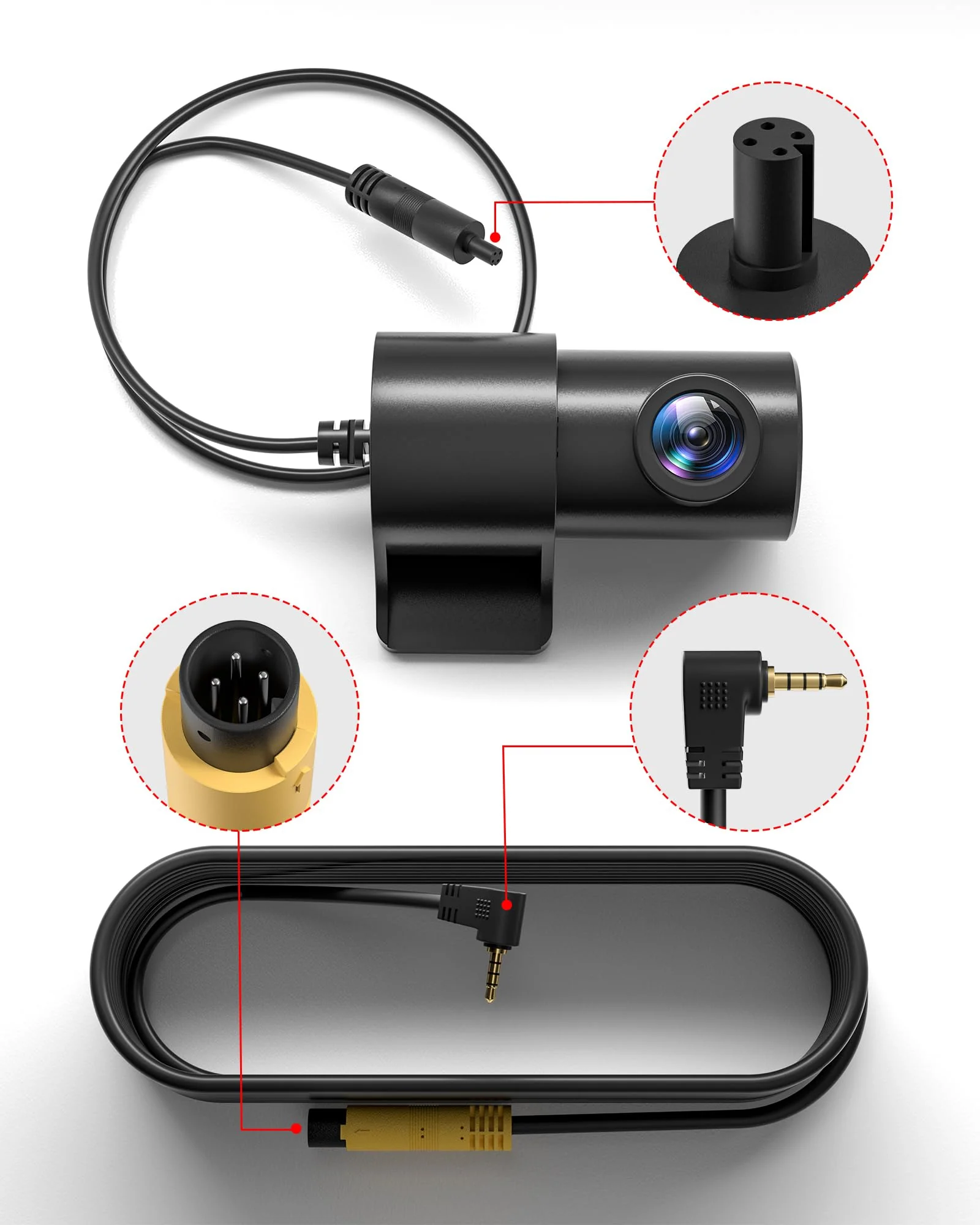 REDTIGER in-Car Rear Camera for F7N F7NP F7NS,1080P Back Up Camera - Image 2