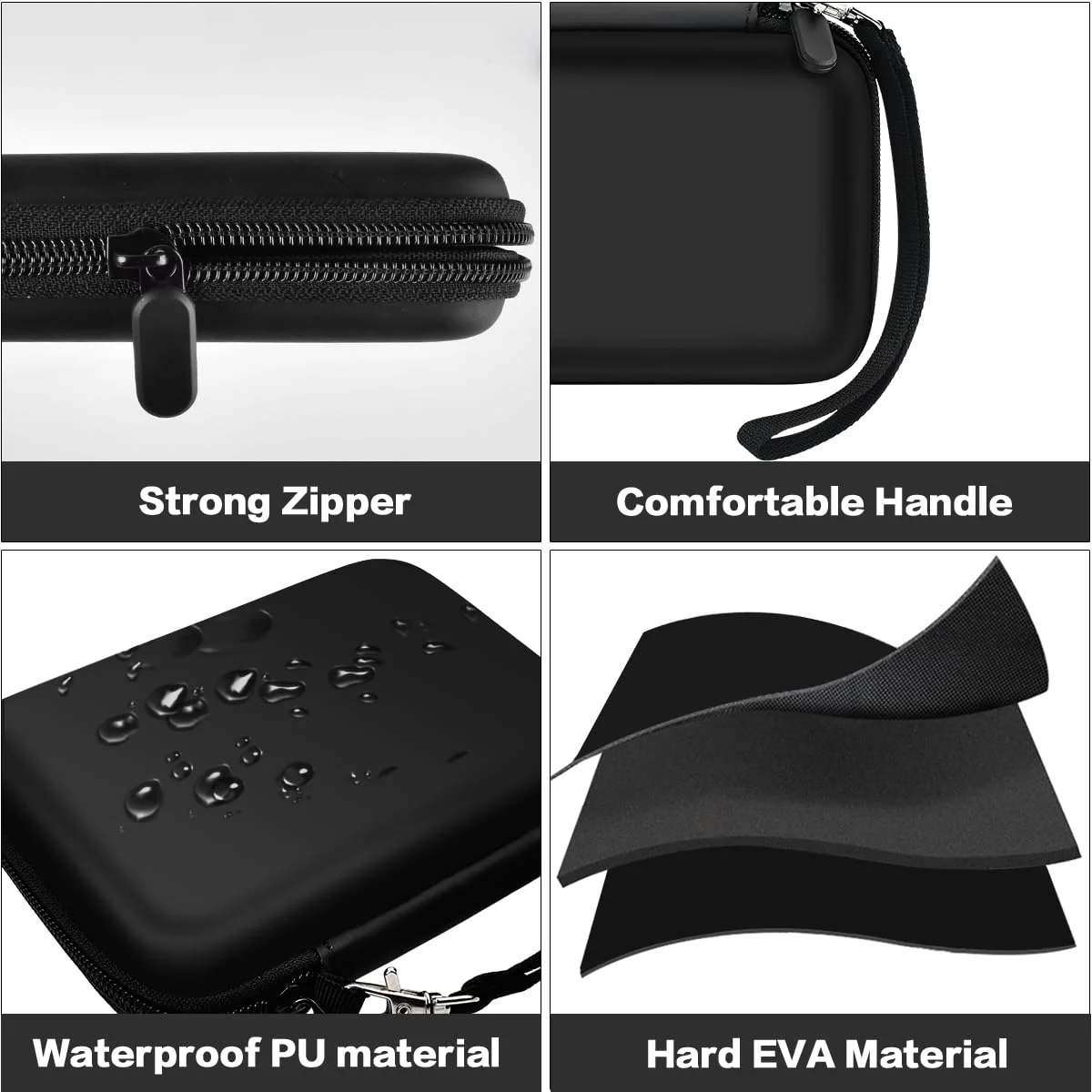 Reeds Case Compatible with Vandoren/for D'Addario Woodwinds/for Sovvid/for Glory Saxophone Clarinet Reeds. Storage Holder for 12 pcs Reed and Humidity Pack (Box Only) -Black Inner Black inner - Image 5