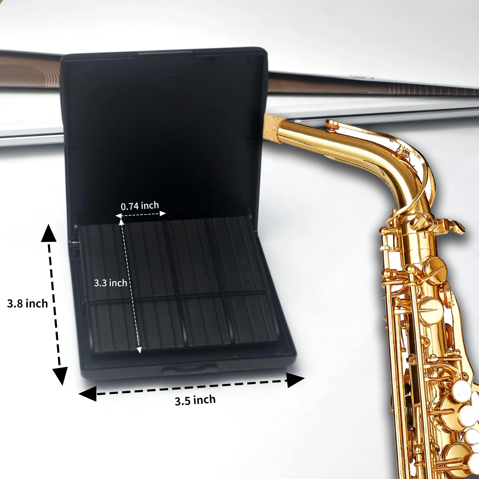 Reeds Case for Clarinet Reeds, Clarinet Reed Guard for Alto Saxophone Reed, Bass Clarient Reed (Reeds not Included) - Image 4