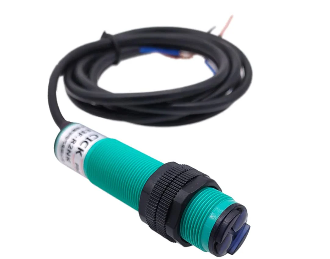 Reflector Photoelectric Sensor 6-36 Volt DC NPN NC, Diameter 18 mm Light Barrier with Mirror IR Photoelectric Sensor up to 2 Metres (Reflection Light Barrier, 2 Metres, Diameter 18 mm, NPN NC) - Image 7