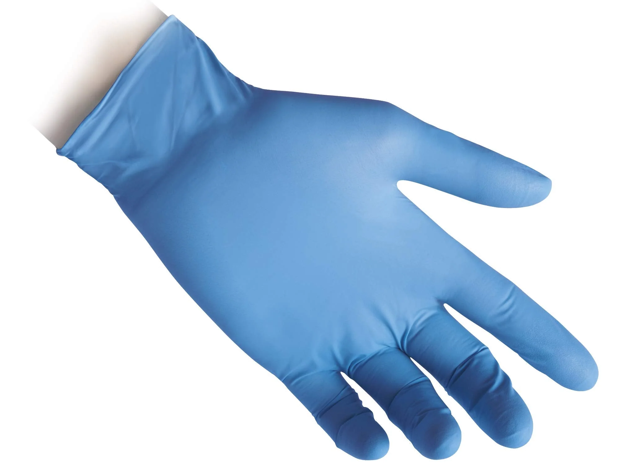 Reflexx R76/S Powder free nitrile gloves, gr3, 5 Size S, Light Blue (Pack of 100) S (100 Stück) - Image 3