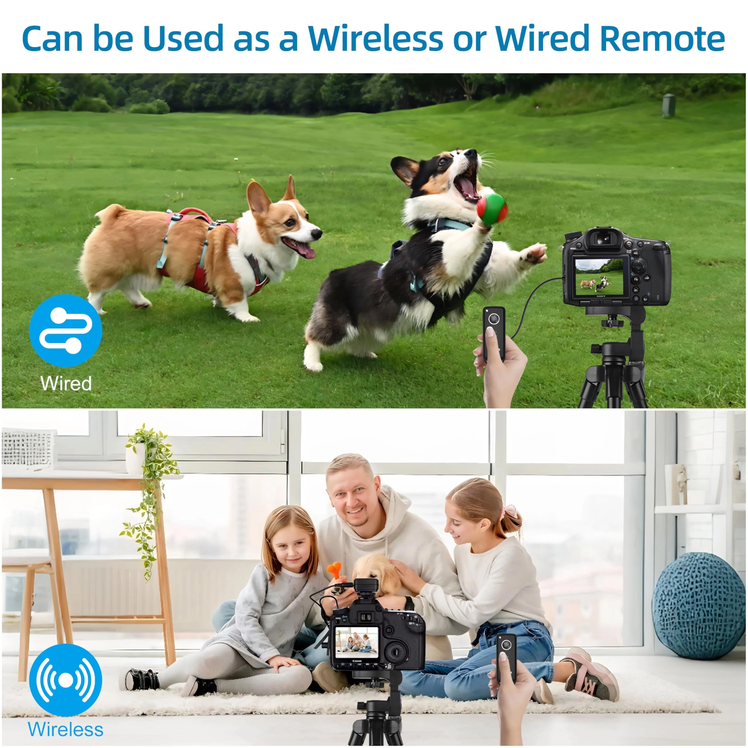 Remote Shutter Release for Sony Wireless Remote for Camera S1/S2 Compatible with Sony a7, a7II, a7IV, a6000, a6300, a6400, a6500, a77, a77M2, a99, a580, a560, a550, RX10M2 - Image 4