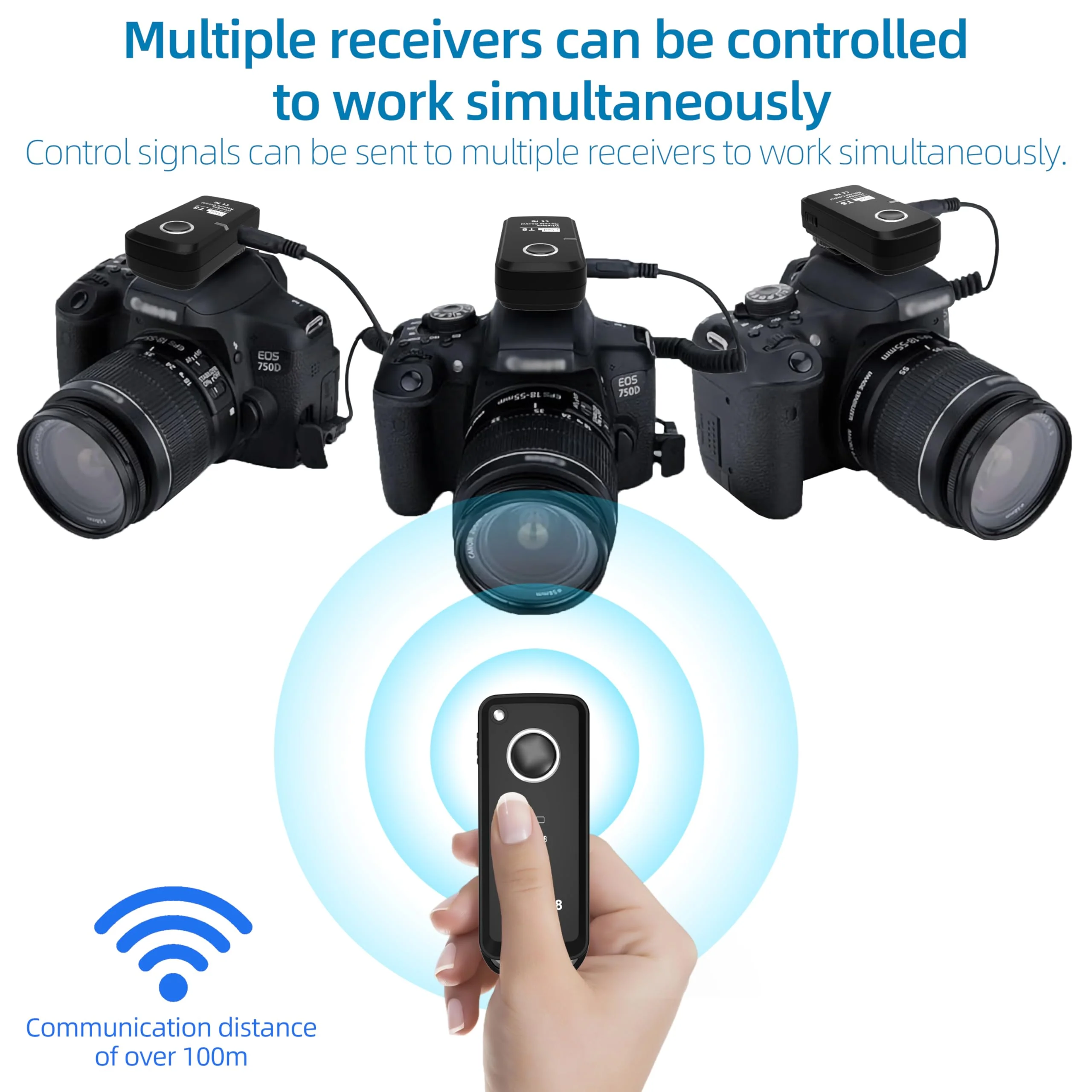 Remote Shutter Release for Sony Wireless Remote for Camera S1/S2 Compatible with Sony a7, a7II, a7IV, a6000, a6300, a6400, a6500, a77, a77M2, a99, a580, a560, a550, RX10M2 - Image 5