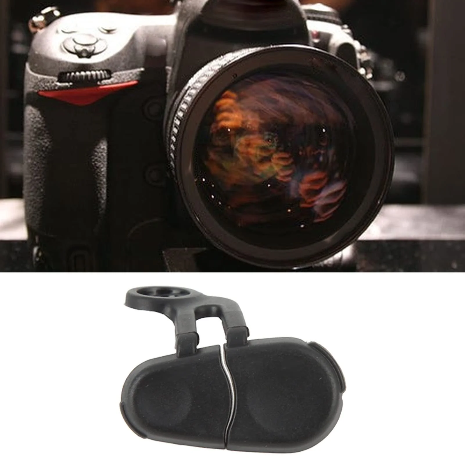 Remote Shutter Release, Rubber Top Cover Camera Shutter Release Cable Terminal Cover for D3 D3X D3S - Image 3