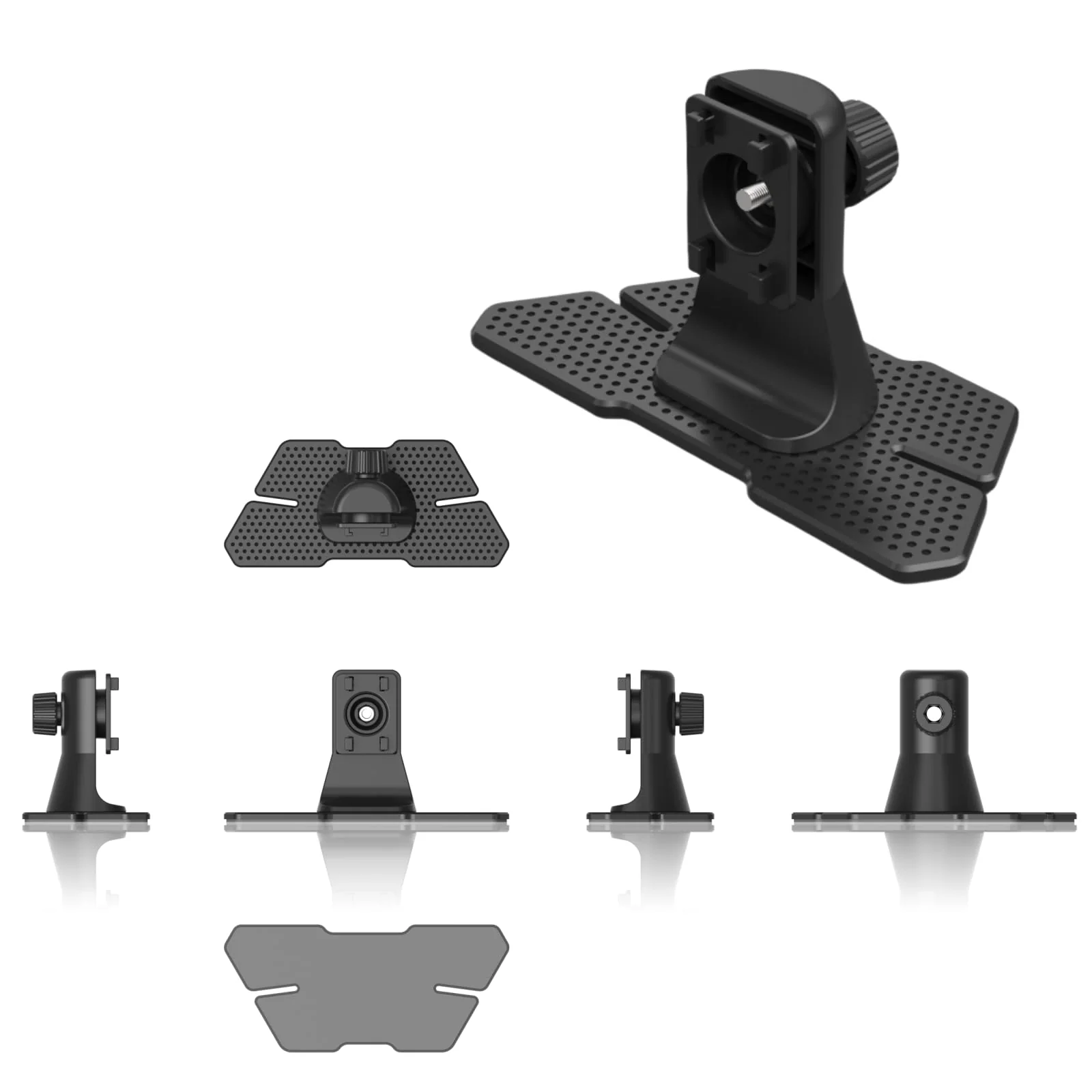 Replacement Carplay Mount for Portable Car Play Screen Mount Holder Easy to Install Compatible 7"/9"/10.26 Carplay Screen Dashboard Adhensive Stand - Image 2