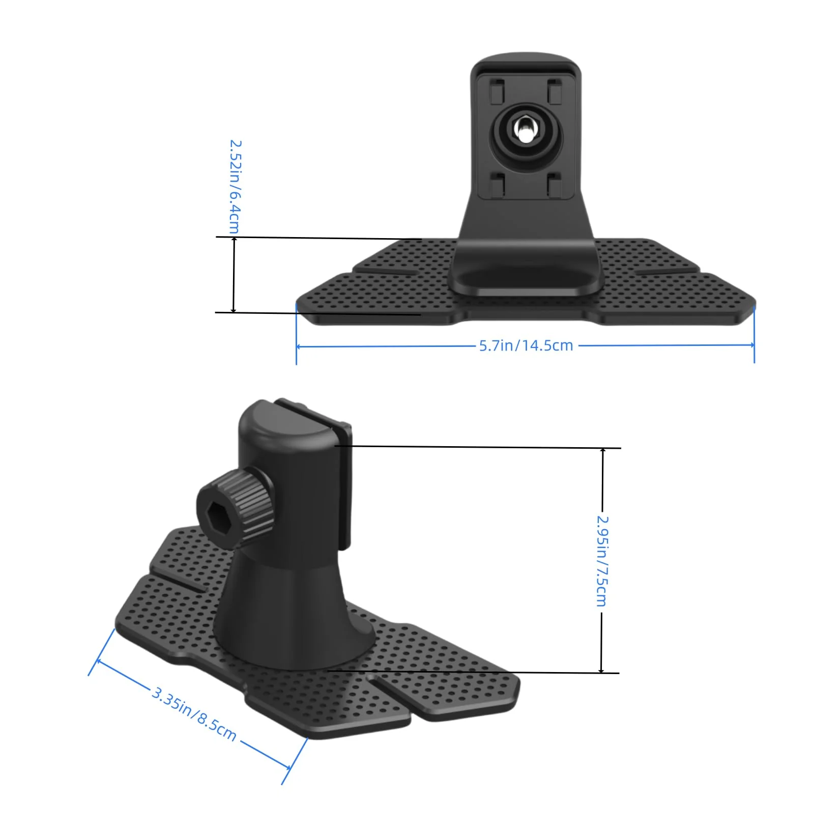 Replacement Carplay Mount for Portable Car Play Screen Mount Holder Easy to Install Compatible 7"/9"/10.26 Carplay Screen Dashboard Adhensive Stand - Image 4