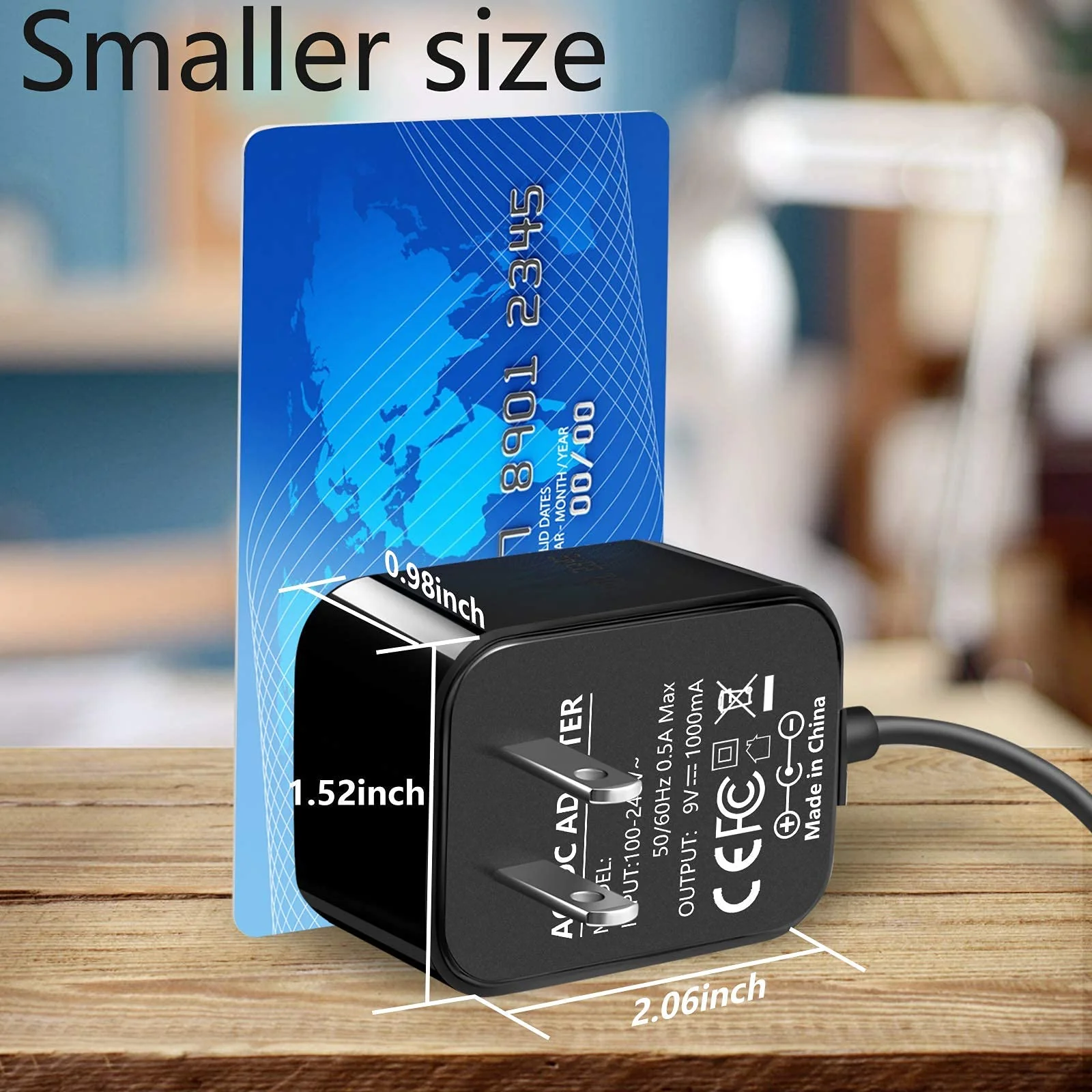 Replacement for 9V Guitar Pedal Power Supply UL Tested 9 Volt Power Supply for Guitar Pedals，1A Tip Negative with 5 Way Daisy Chain Power Cable - Image 7