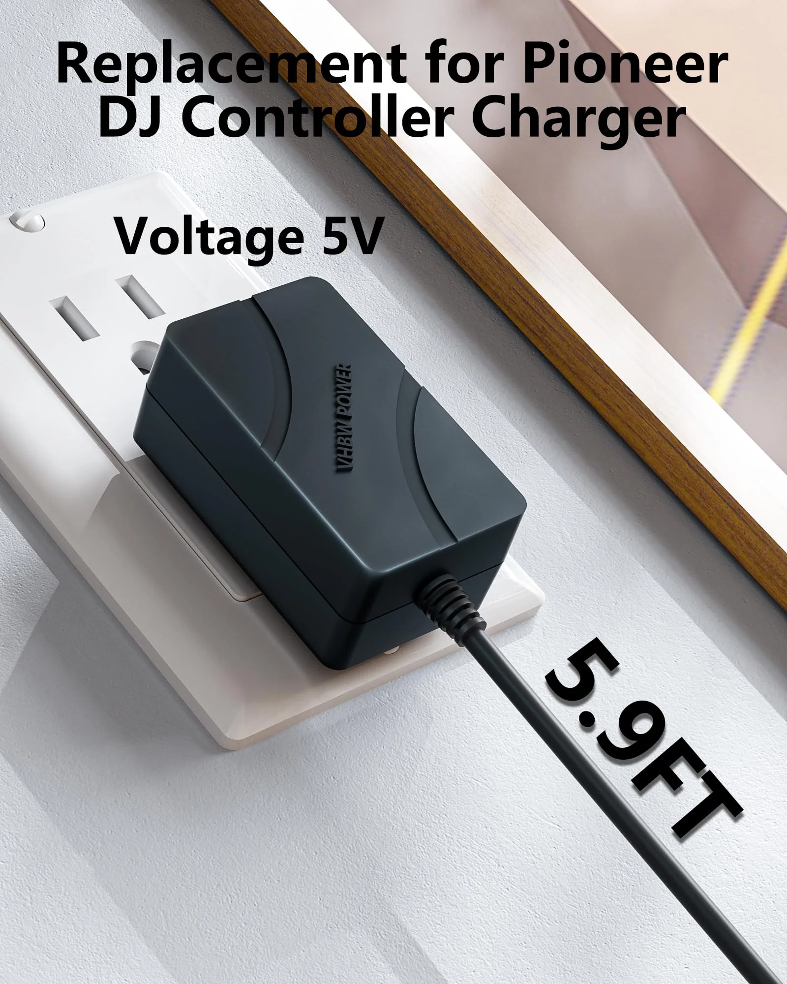 Replacement for Pioneer DJ Controller Charger Compatible with Pioneer Pro DDJ-SX3 DDJ-SX2 DDJ-SX1 DDJ-SX Mixer Switching Transformer Power Adapter Cord - Image 5
