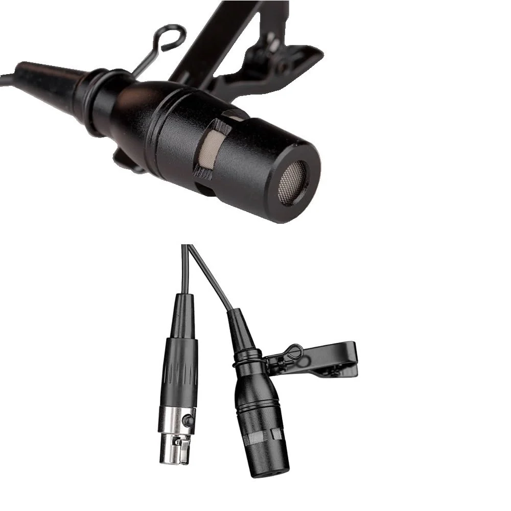 Replacement Lapel mic for SHURE BLX188/CVL Wireless Lavalier Microphone, Unidirectional, ta4f 4 Pins, Black - Image 3