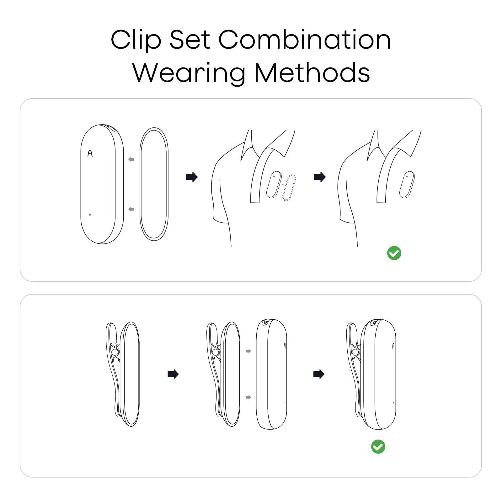 Replacement Magnetic Clip and Pin Attachments for Plaud NotePin (*NOT Included), Accessory Replacement Kit Set for NotePin AI Voice Recorder (No Additional Purchases Needed), Purple - Image 6