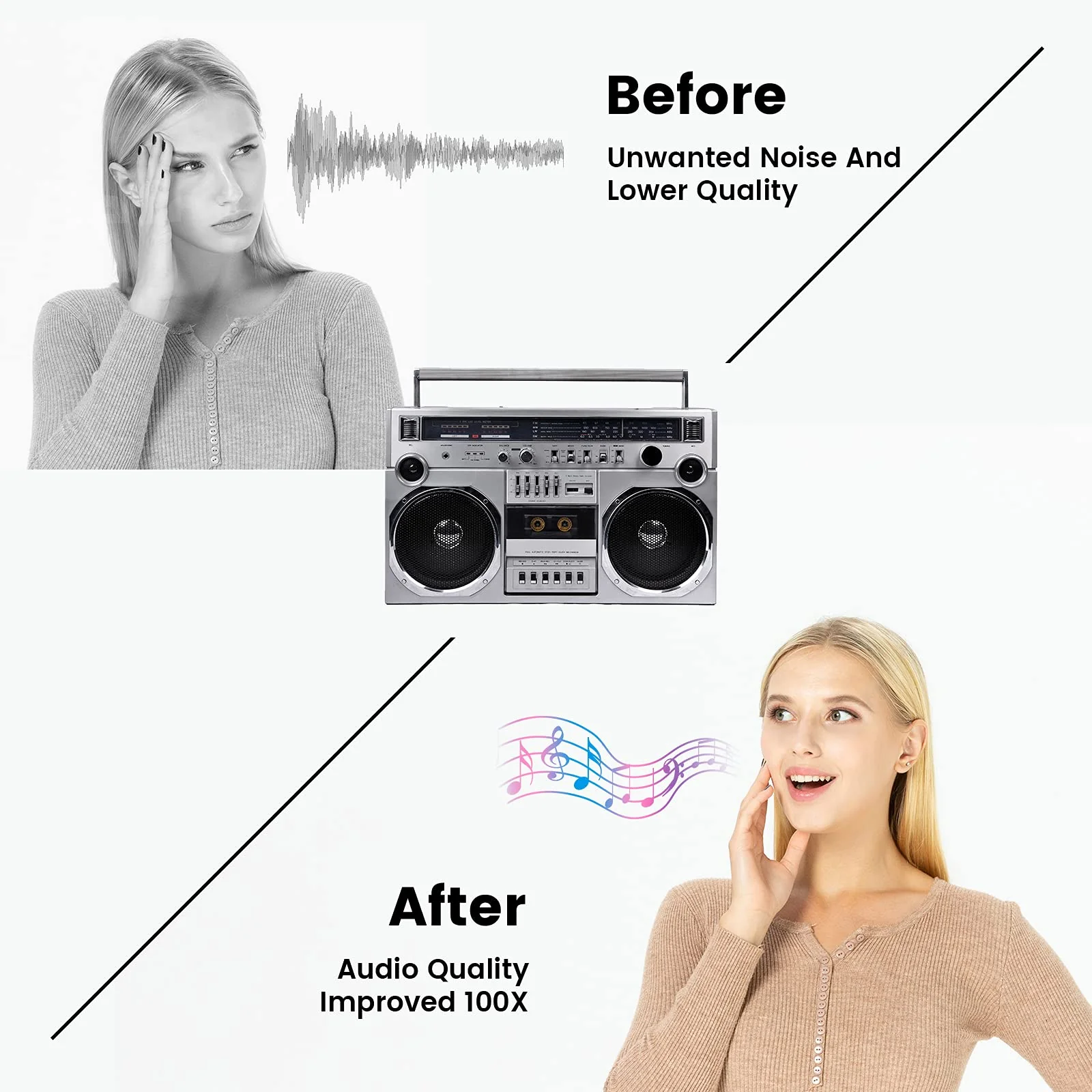 Reshow Audio Tape Cassette Head Cleaner with 2 Cleaning Fluids Care Wet Maintenance Kit for Cassette Tape Player/Boombox/Deck/Recorder - Image 4