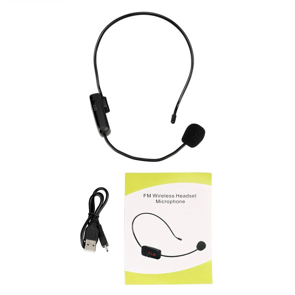 Retekess TR503 Wireless FM Microphone Headset, Hands-Free with Rechargeable Battery for Voice Amplifier, Church, Tour Guide, Teacher, Salesman, Conference, Karaoke (Black) - Image 6