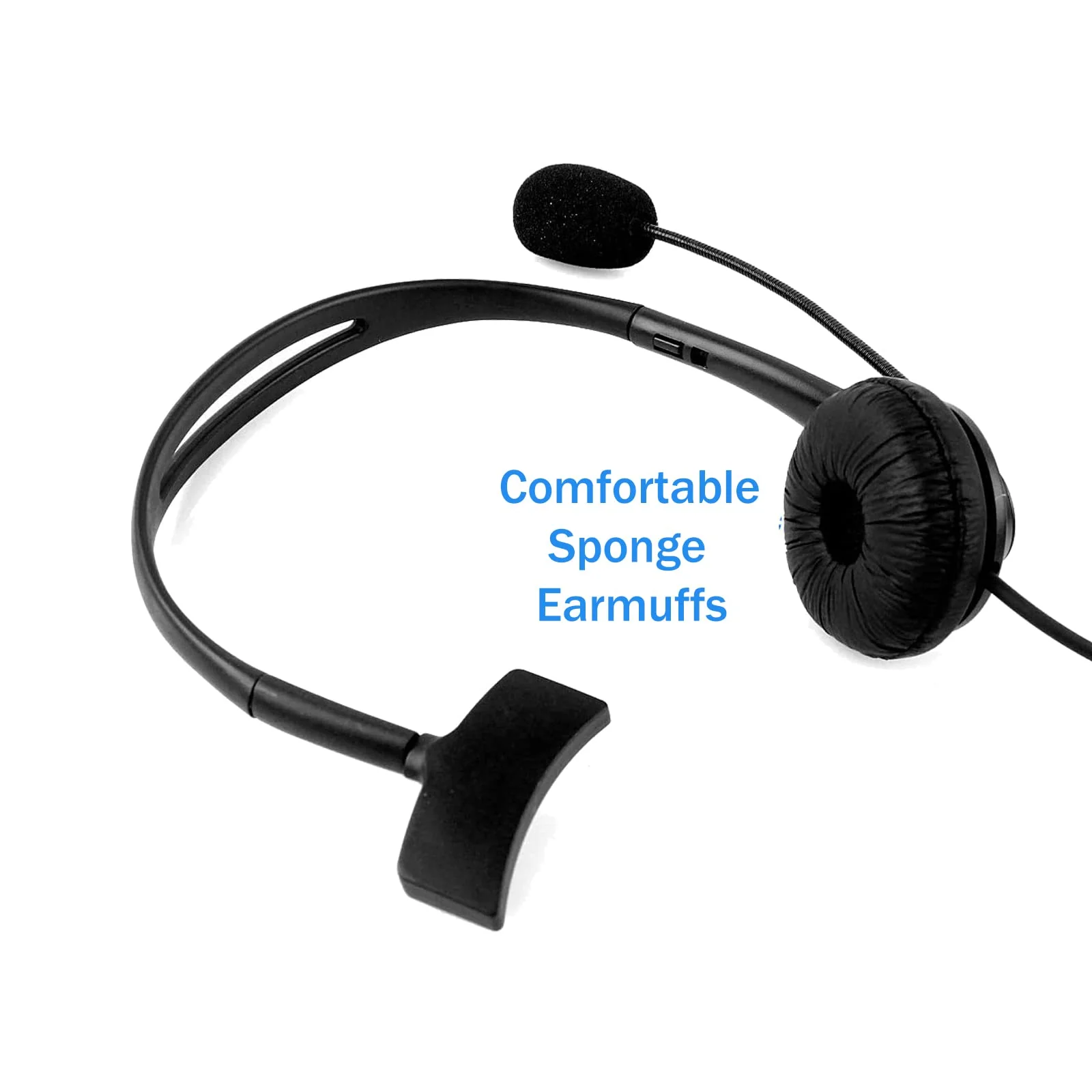 Retevis Overhead Walkie Talkie Headset with Boom Mic, 2 Pin, for RT22 RT68 RT21 H-777 RT86 RT19 RB26 RB45, Compatible with Kenwood Arcshell Walkie-Talkie, Two Way Radio Headset(5 Pack) - Image 3