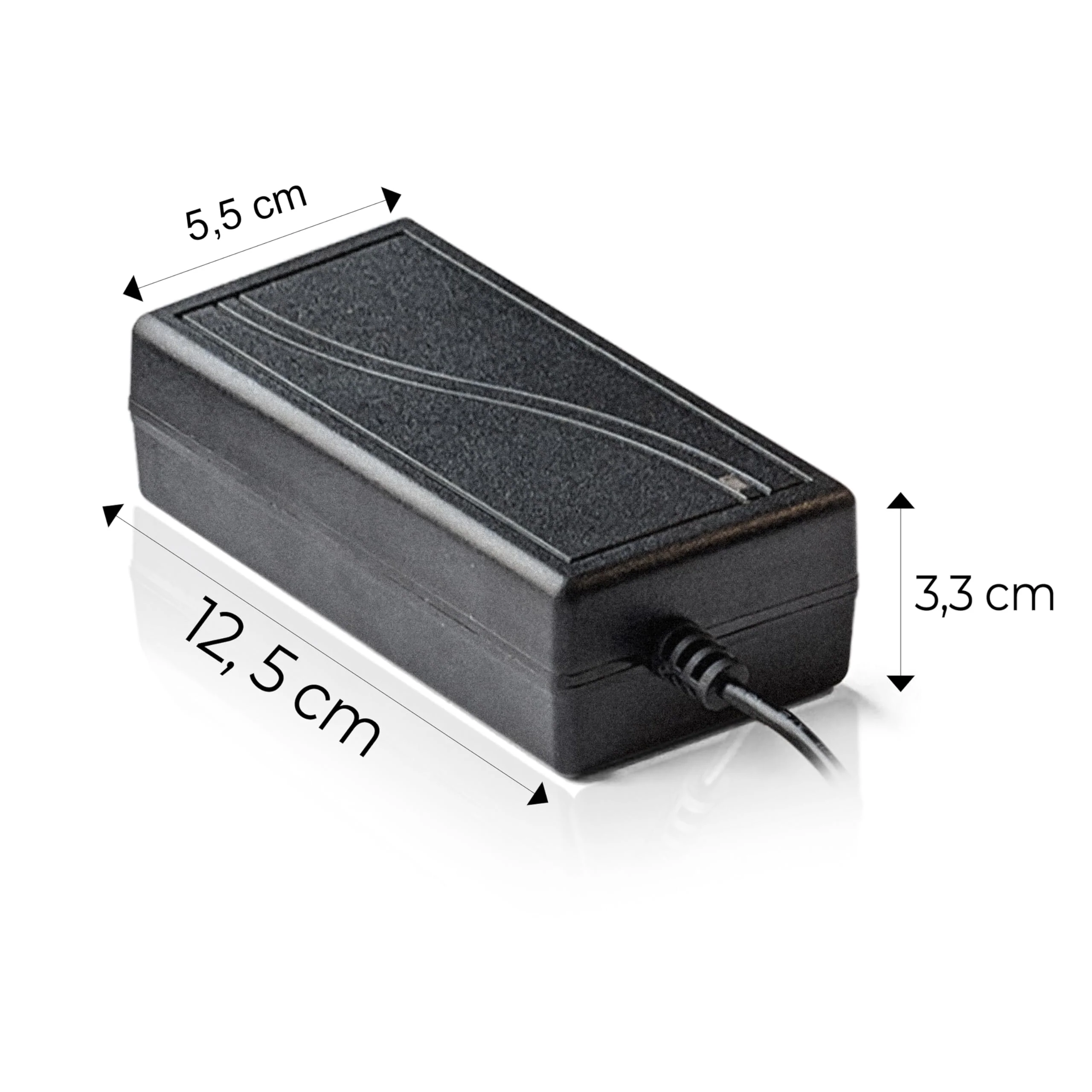 Retoo LED Power Supply Power Adapter 12 V Transformer DC Maximum Power Supply for LED Strip 5A Stripe Charger Adapter Power Supply Driver Converter EU Plug Black - Image 9