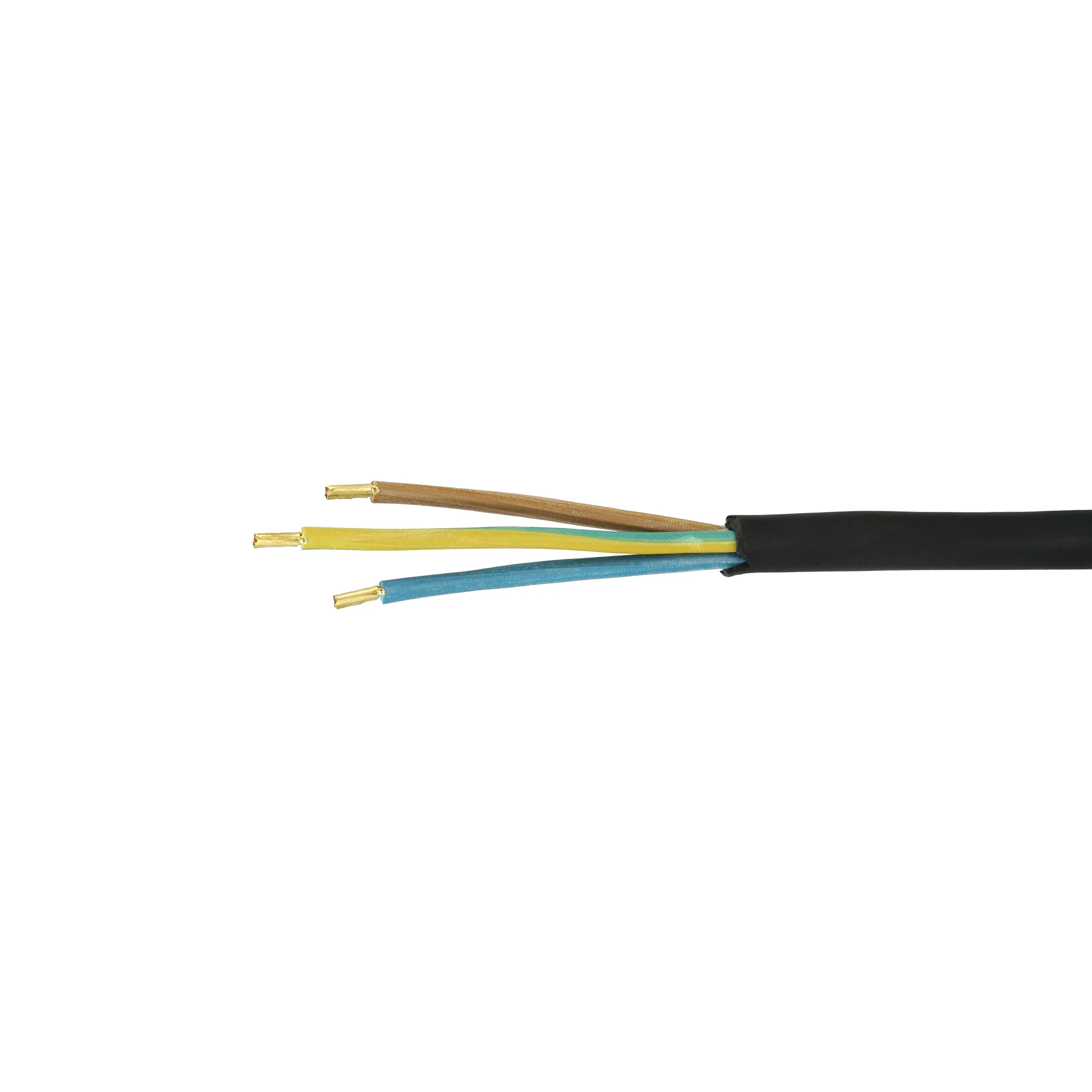 REV Ritter 0577133555 Lead with Grounded Plug Cord H05RR-F 1.5 mm² Cable – Black 2-black 3m - Image 2