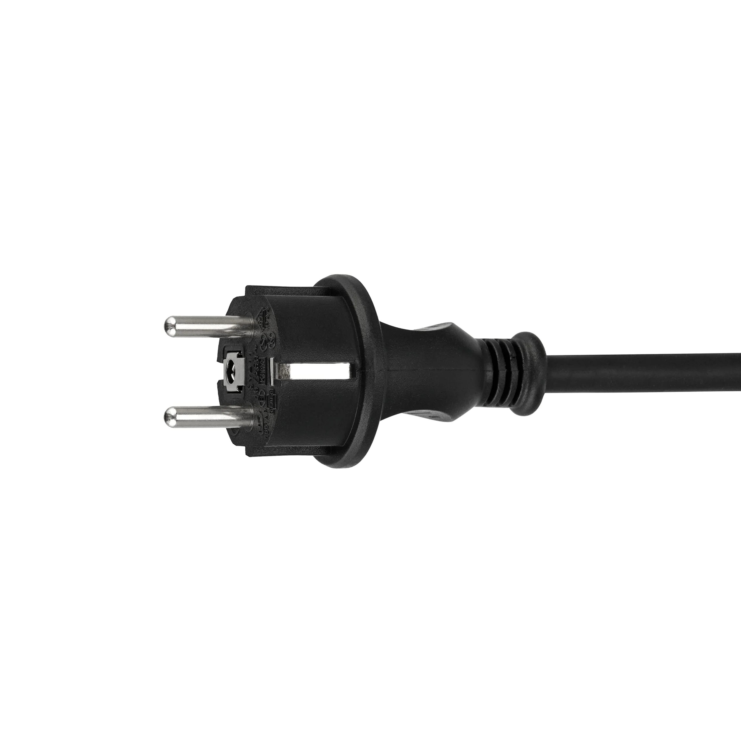 REV Ritter 0577133555 Lead with Grounded Plug Cord H05RR-F 1.5 mm² Cable – Black 2-black 3m - Image 4