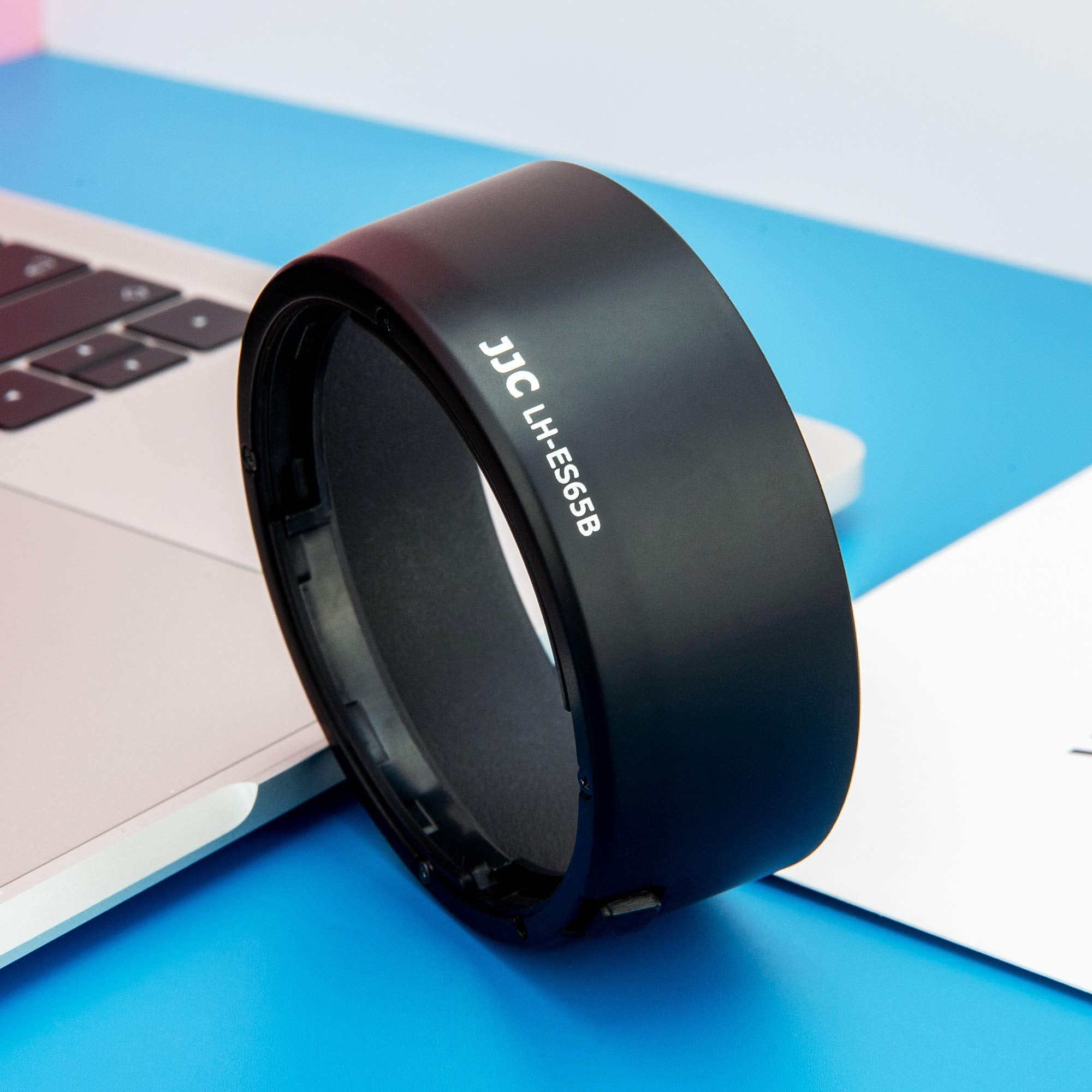 RF 50mm Lens Hood Shade for Canon RF 50mm f/1.8 STM Lens Replaces Canon ES-65B Hood with Original Design on Canon EOS R100 R50 R10 R8 R7 R6 R5 RP R Cameras Replace Canon ES-65B for RF 50mm f/1.8 STM - Image 7