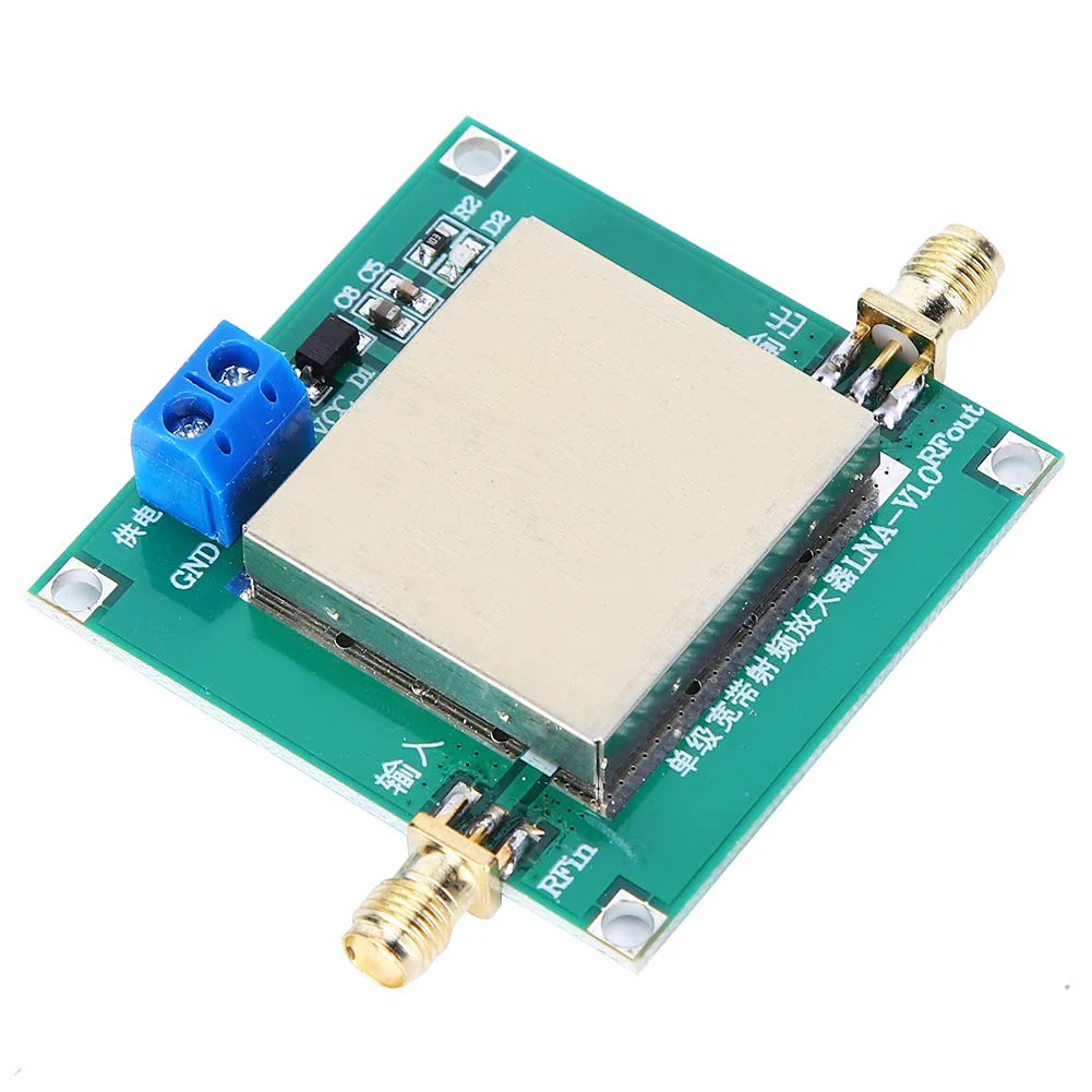RF Amplifier, Low Noise RF Broadband Amplifier LNA (1-3000MHz Gain:20dB) 12V DC for Shortwave FM Broadcasting Remote Receiver - Image 4