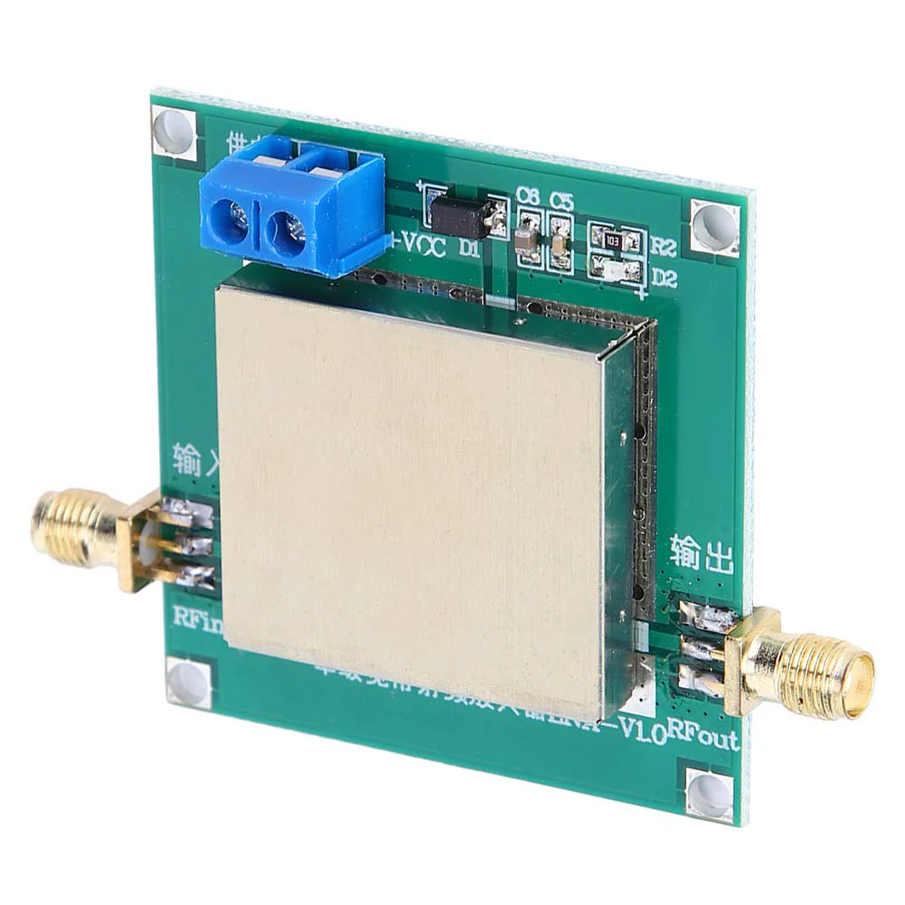 RF Amplifier, Low Noise RF Broadband Amplifier LNA (1-3000MHz Gain:20dB) 12V DC for Shortwave FM Broadcasting Remote Receiver - Image 5