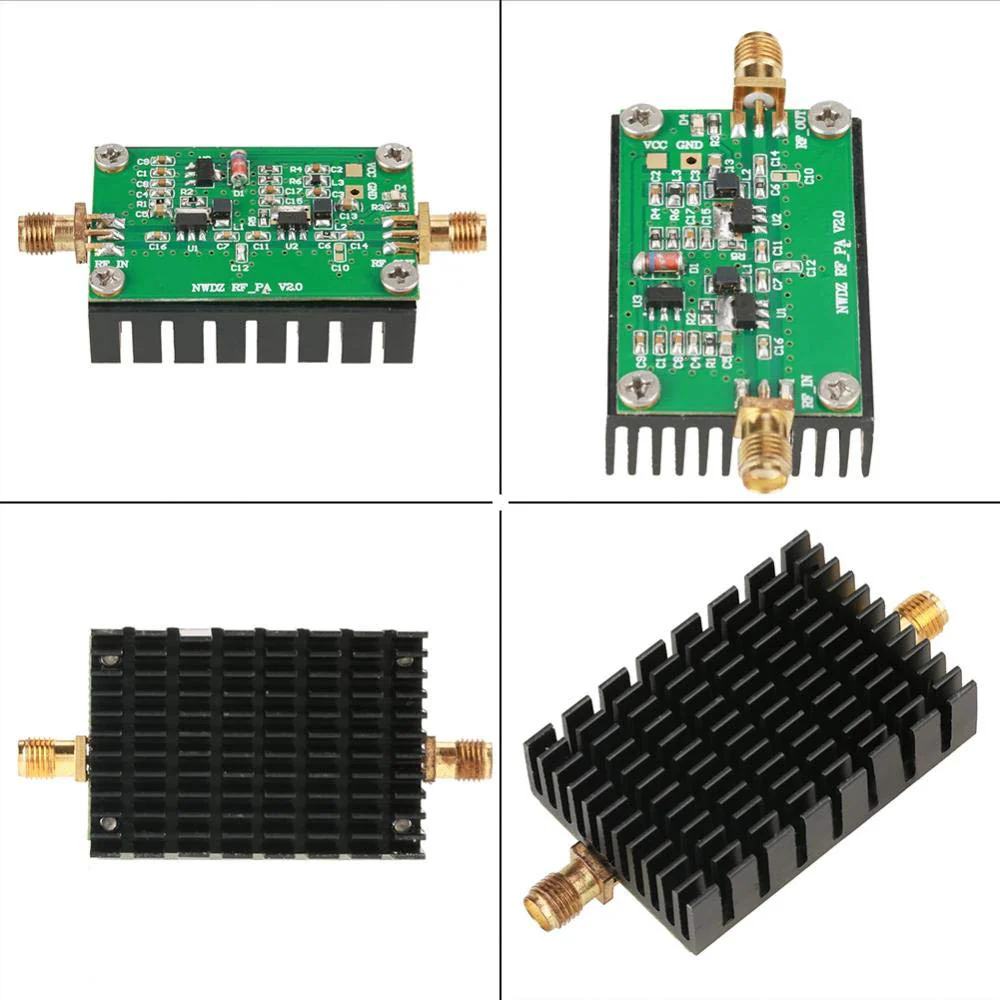 RF Amplifier Module, RF Amplifier, RF Low Noise Amplifier, RF Power Amplifier Module, 2MHz-700MHZ 3W HF VHF UHF FM Transmitter RF Power Amplifier for Radio - Image 2