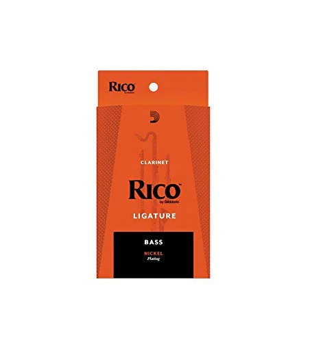 Rico Ligature, Bass Clarinet, Nickel (RBC1LN) - Image 2